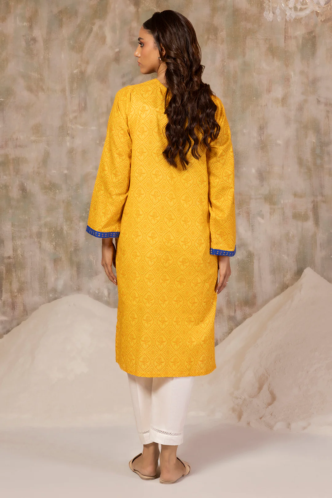 Embroidered Kurta - 3129 - Image 6