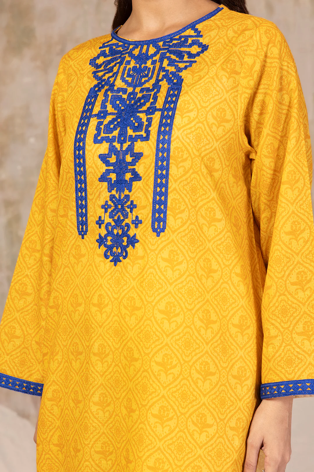 Embroidered Kurta - 3129 - Image 8