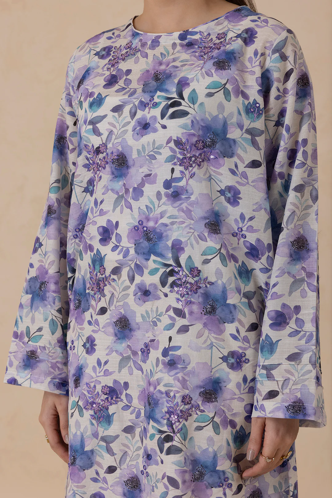 Embroidered Kurta - 2815 - Image 4