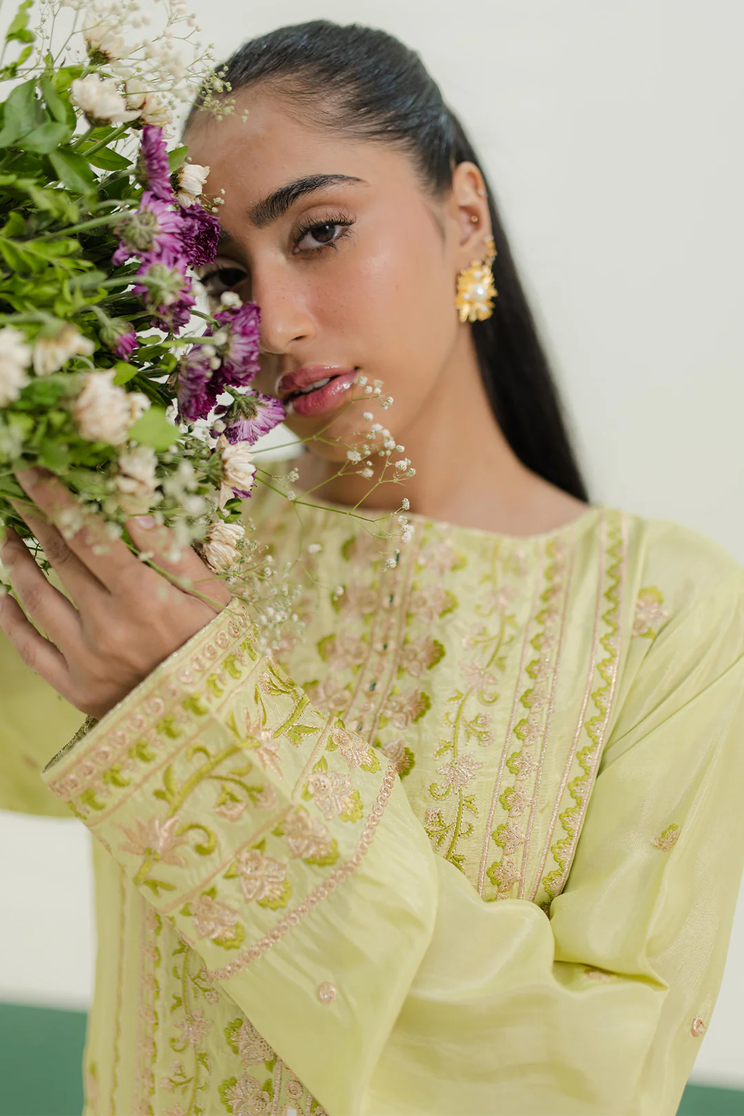 Embroidered Kurta - 3124 - Image 3