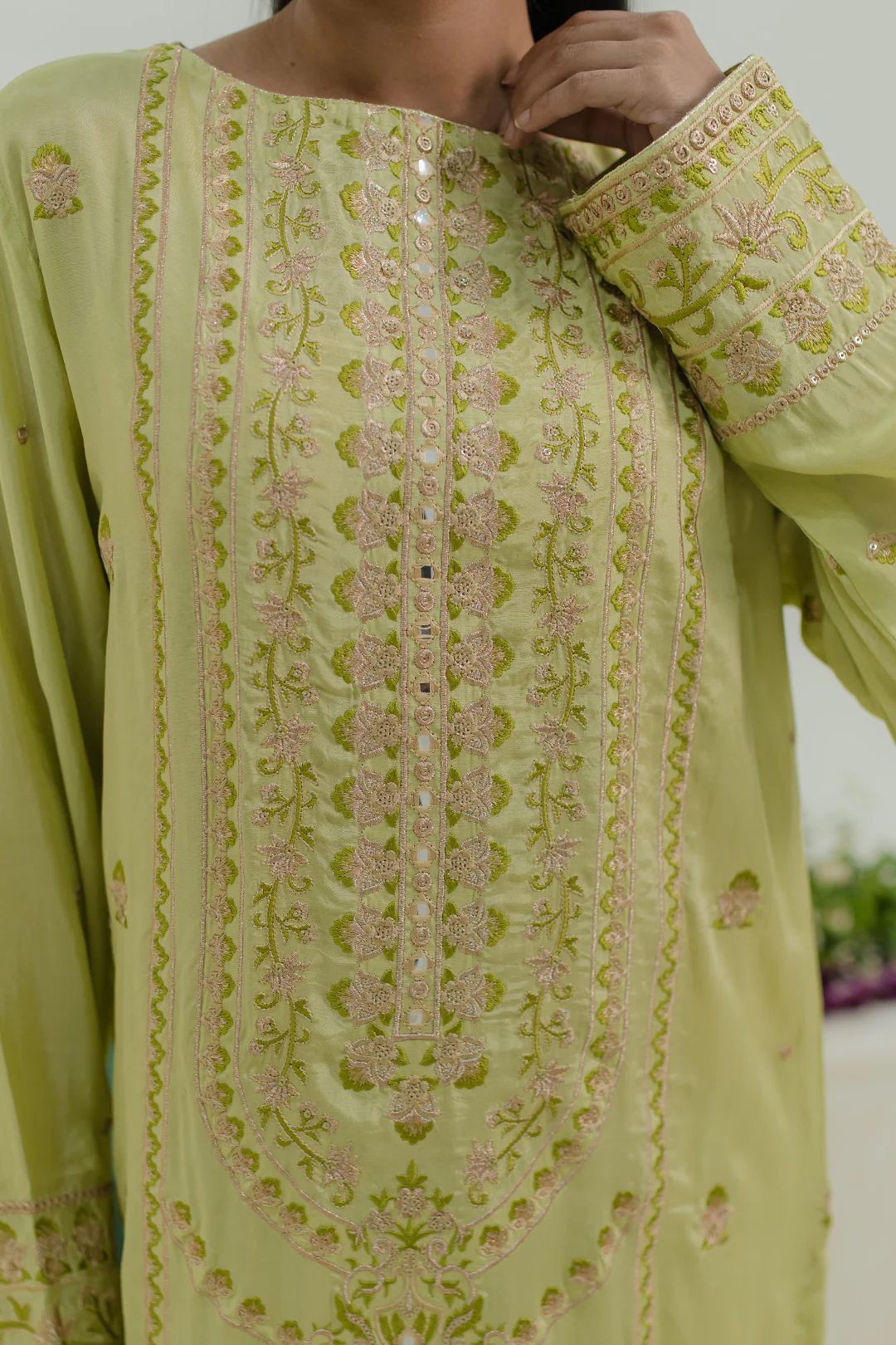 Embroidered Kurta - 3124 - Image 4
