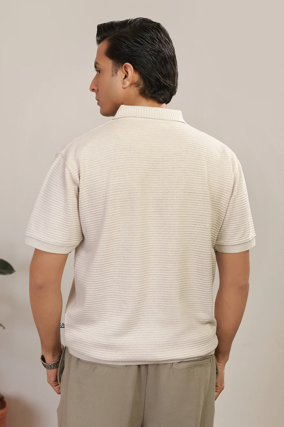 Loose Guage Zipper Polo - 6001 - Image 4