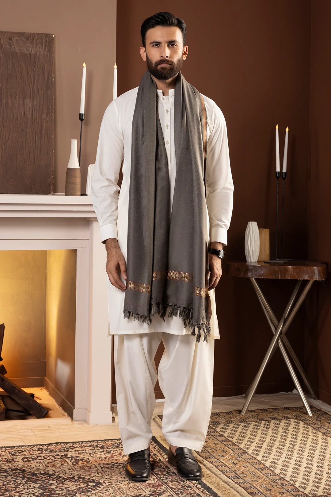 Men Shawl - 5006 - Image 8