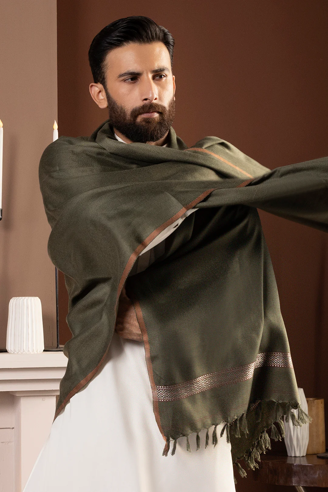 Men Shawl - 5007 - Image 5
