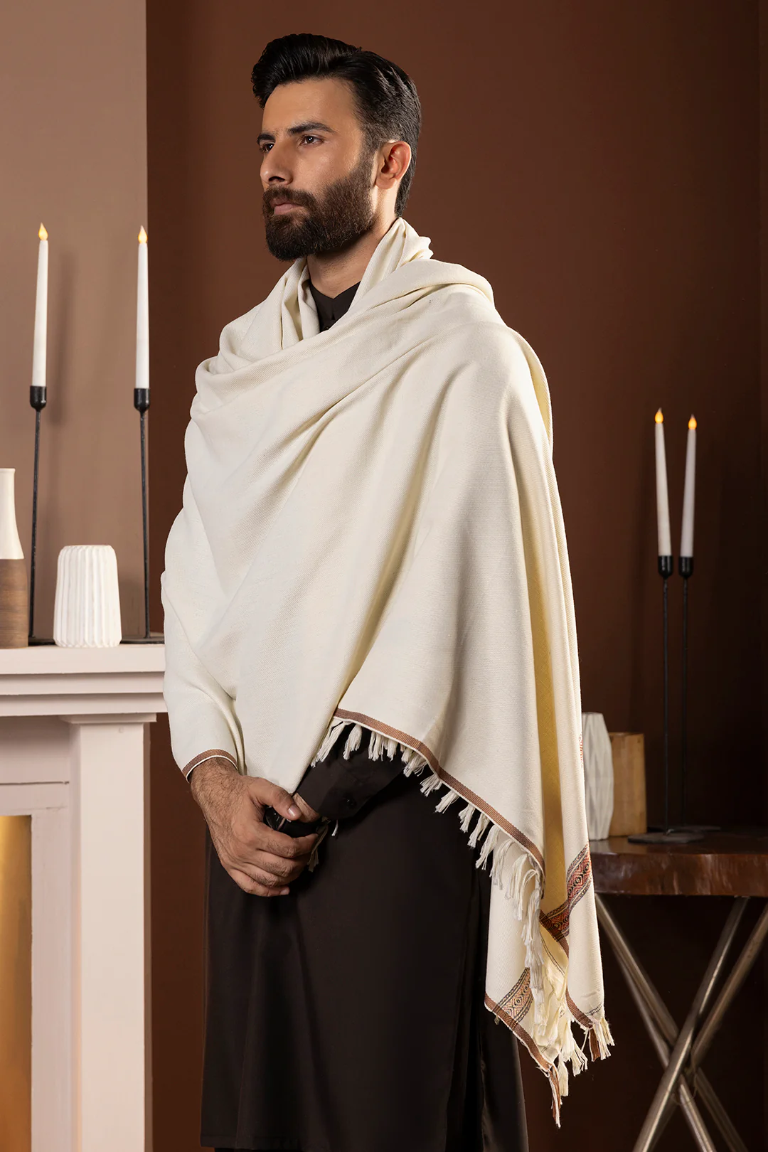 Men Shawl - 5010 - Image 2