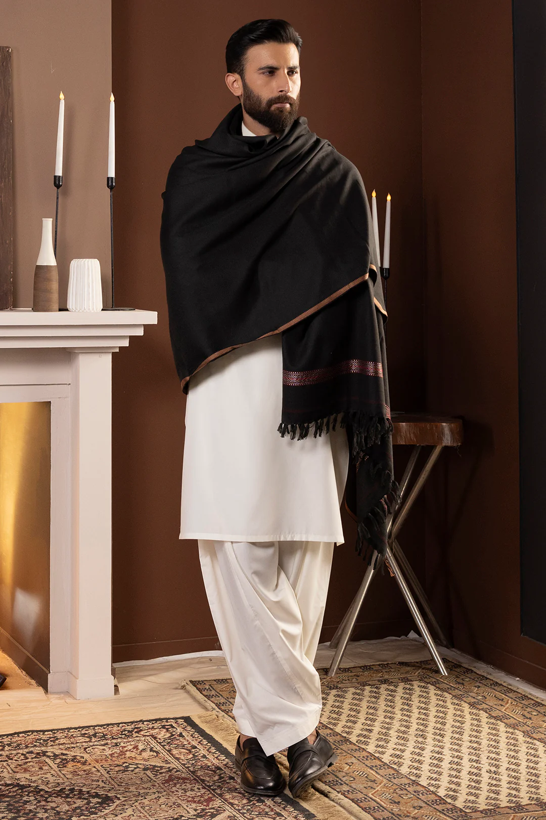 Men Shawl - 5002 - Image 3