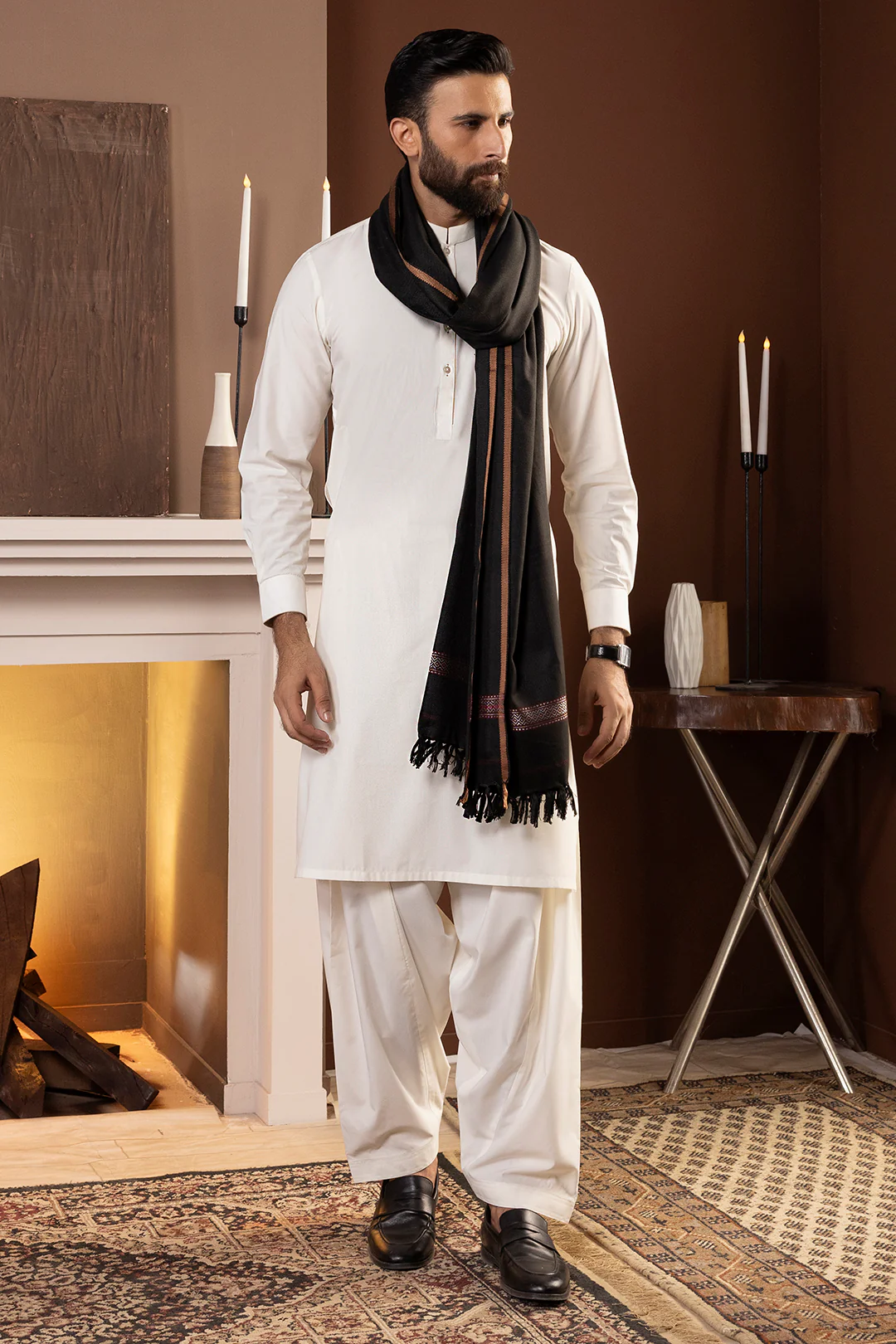 Men Shawl - 5002 - Image 4