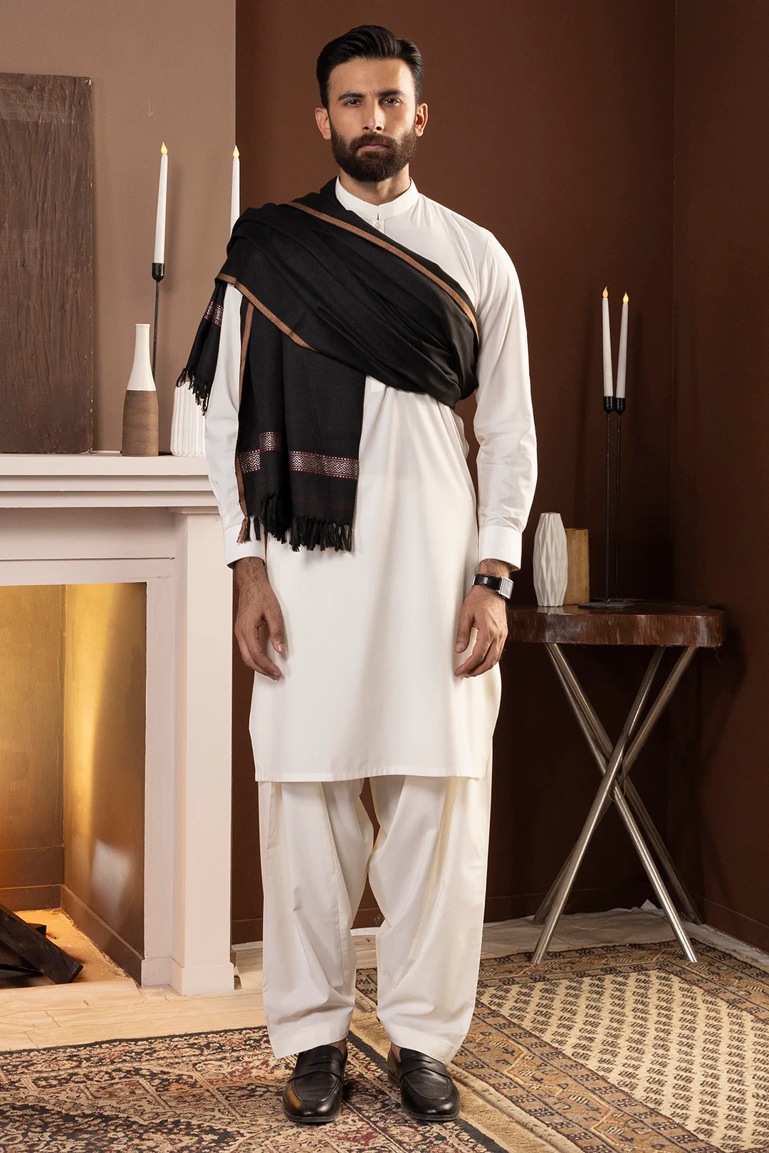 Men Shawl - 5002 - Image 7