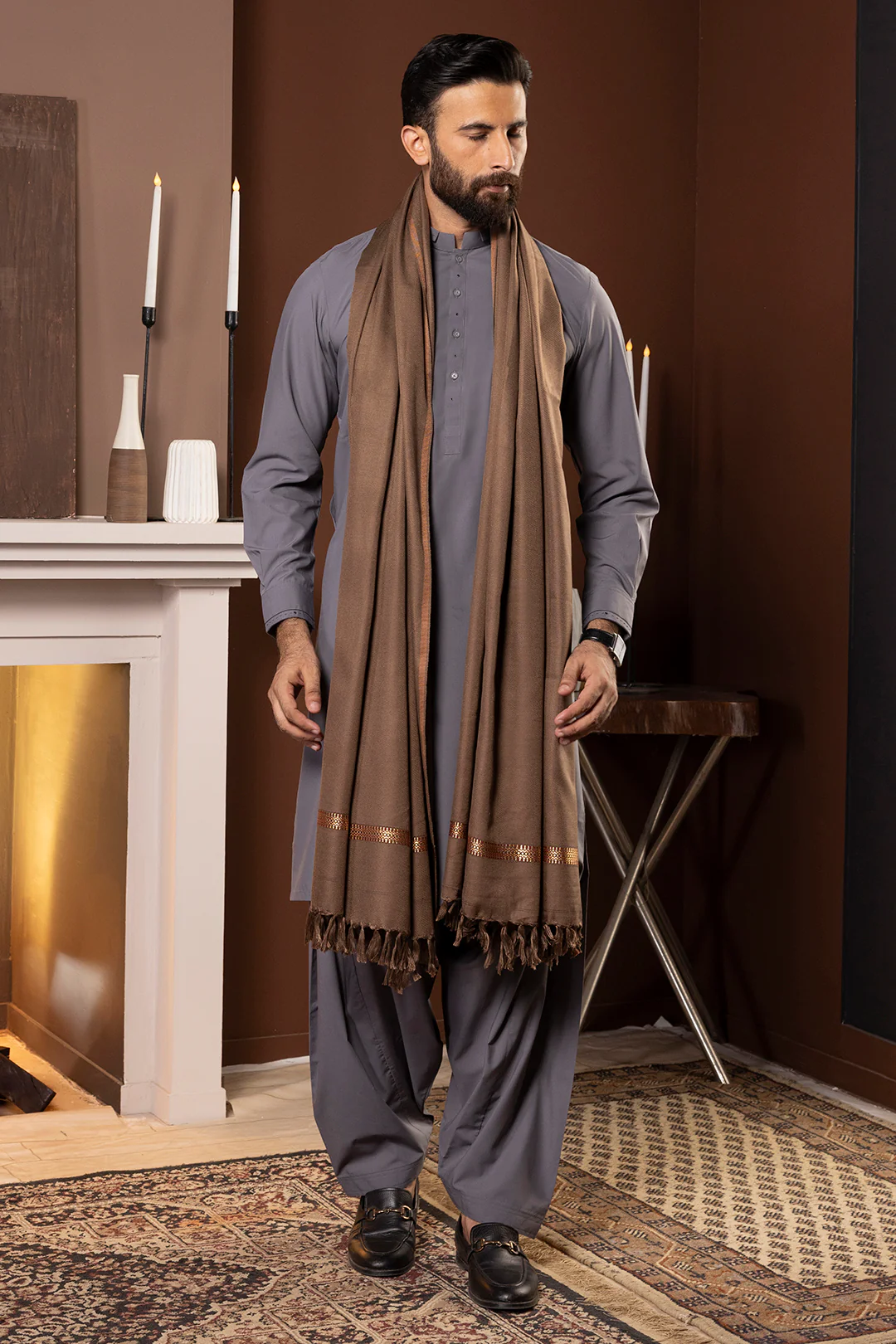 Men Shawl - 5004 - Image 5