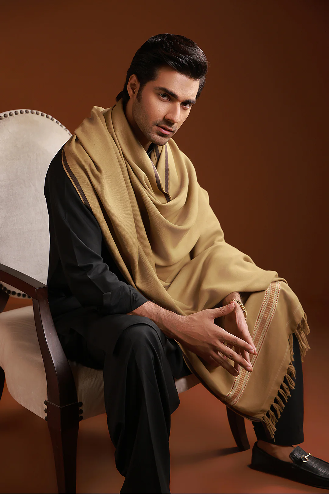 Men Shawl - S002 - Image 12