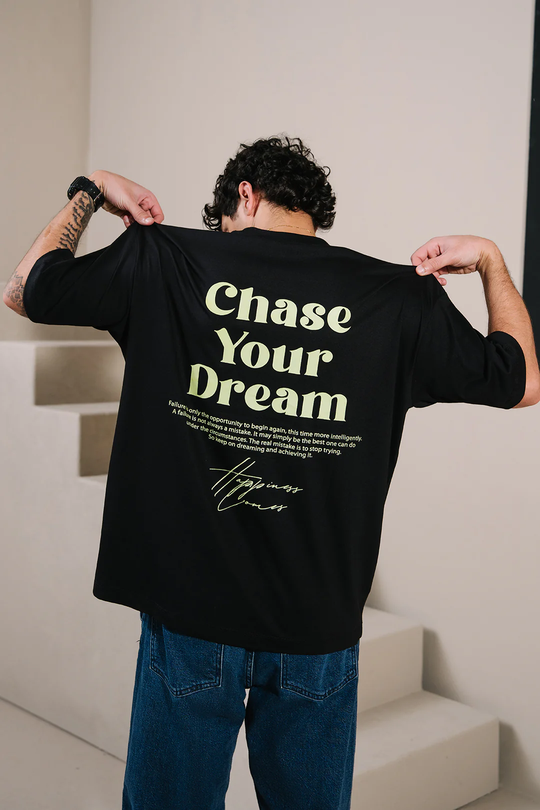 Oversized Graphic T-Shirt - D001 - Image 6