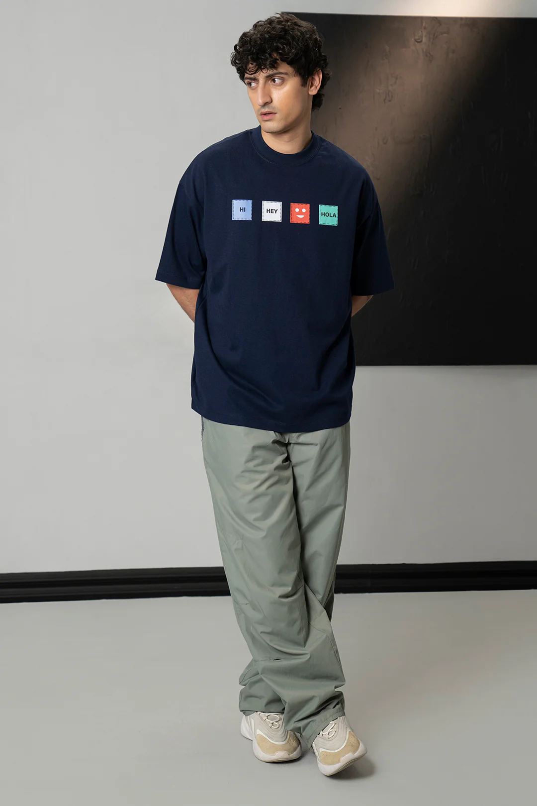 Oversized Graphic T-Shirt - D034 - Image 5