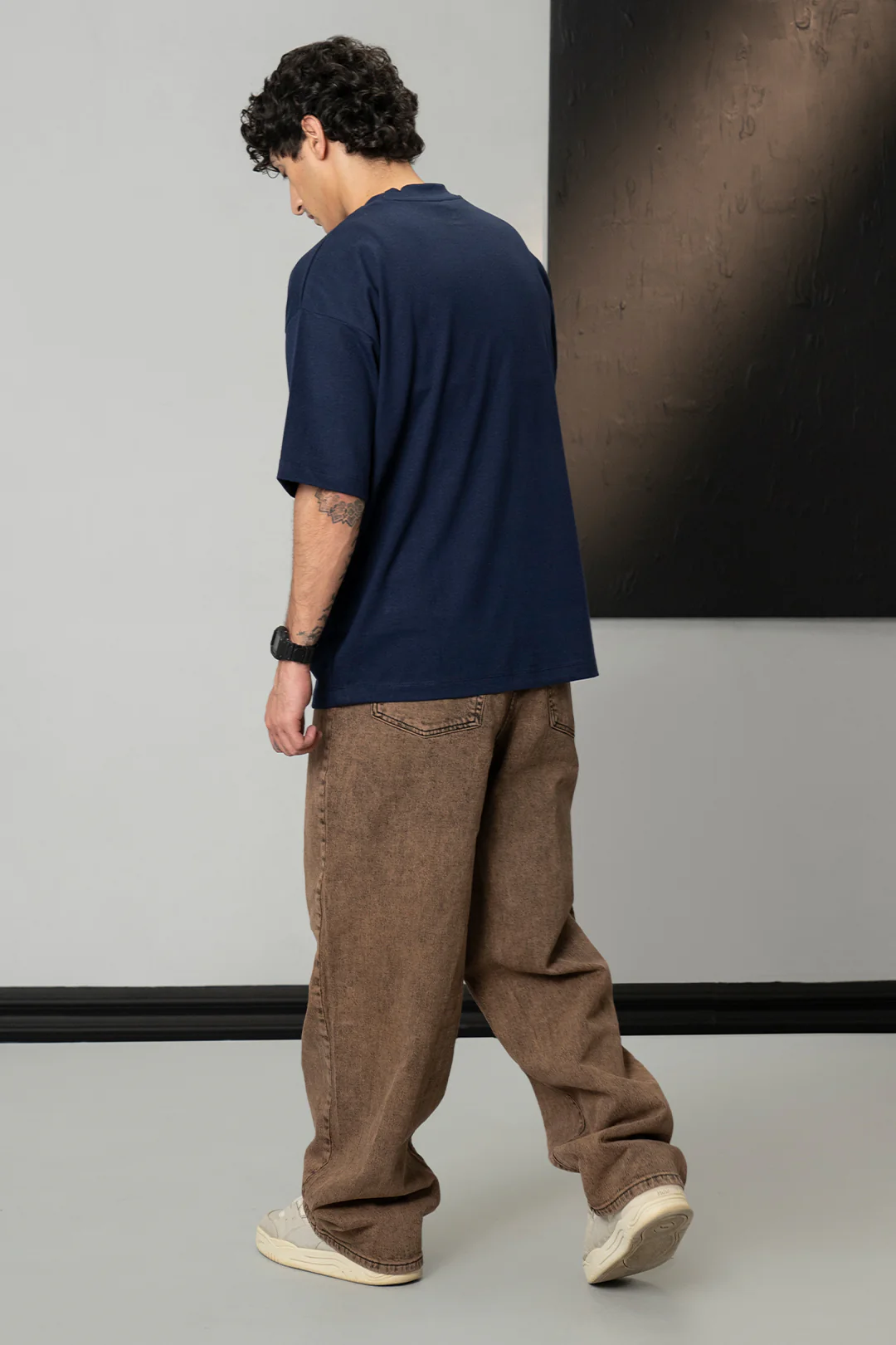 Oversized Graphic T-Shirt - D036 - Image 6