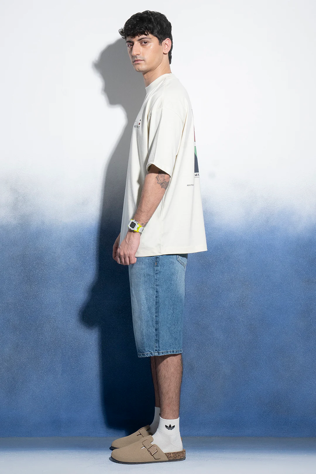 Oversized Graphic T-Shirt - D038 - Image 7