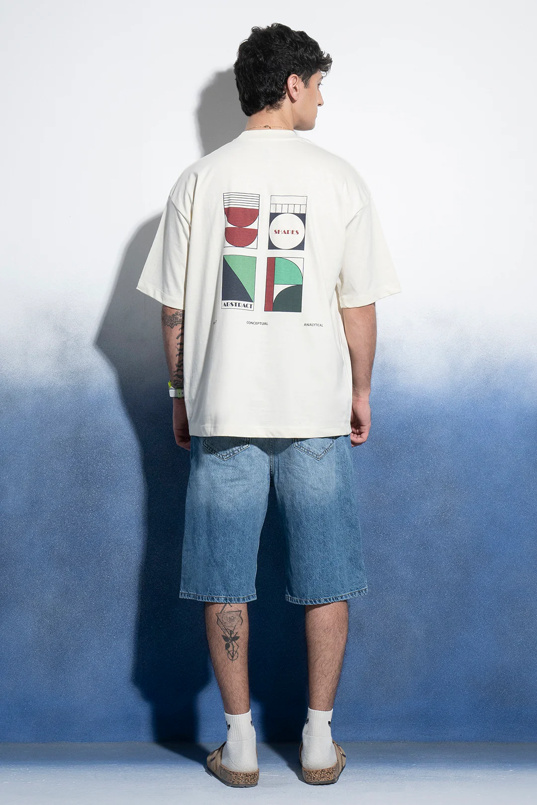 Oversized Graphic T-Shirt - D038 - Image 8