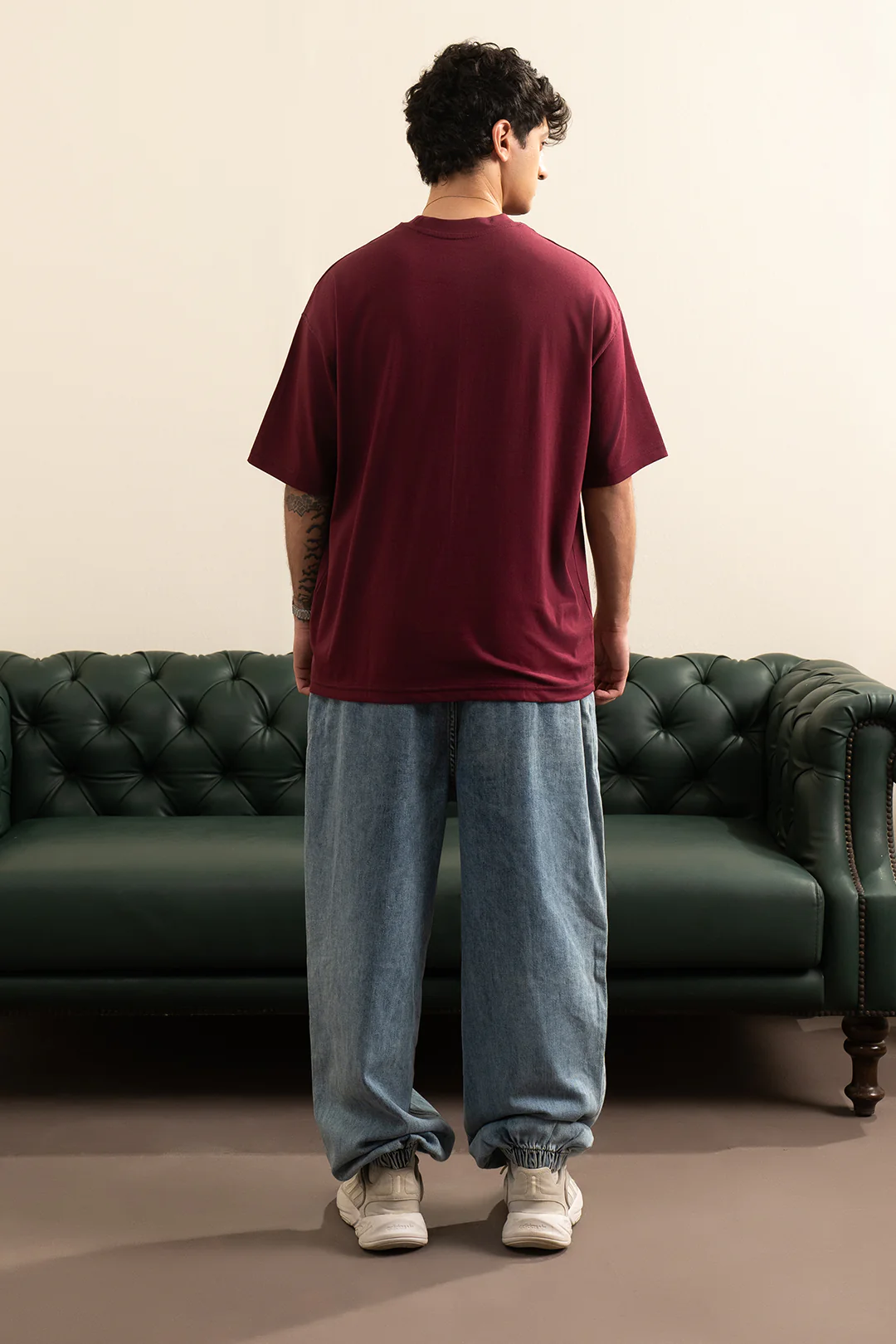 Basic Oversized Pocket T-Shirt - D040 - Image 8