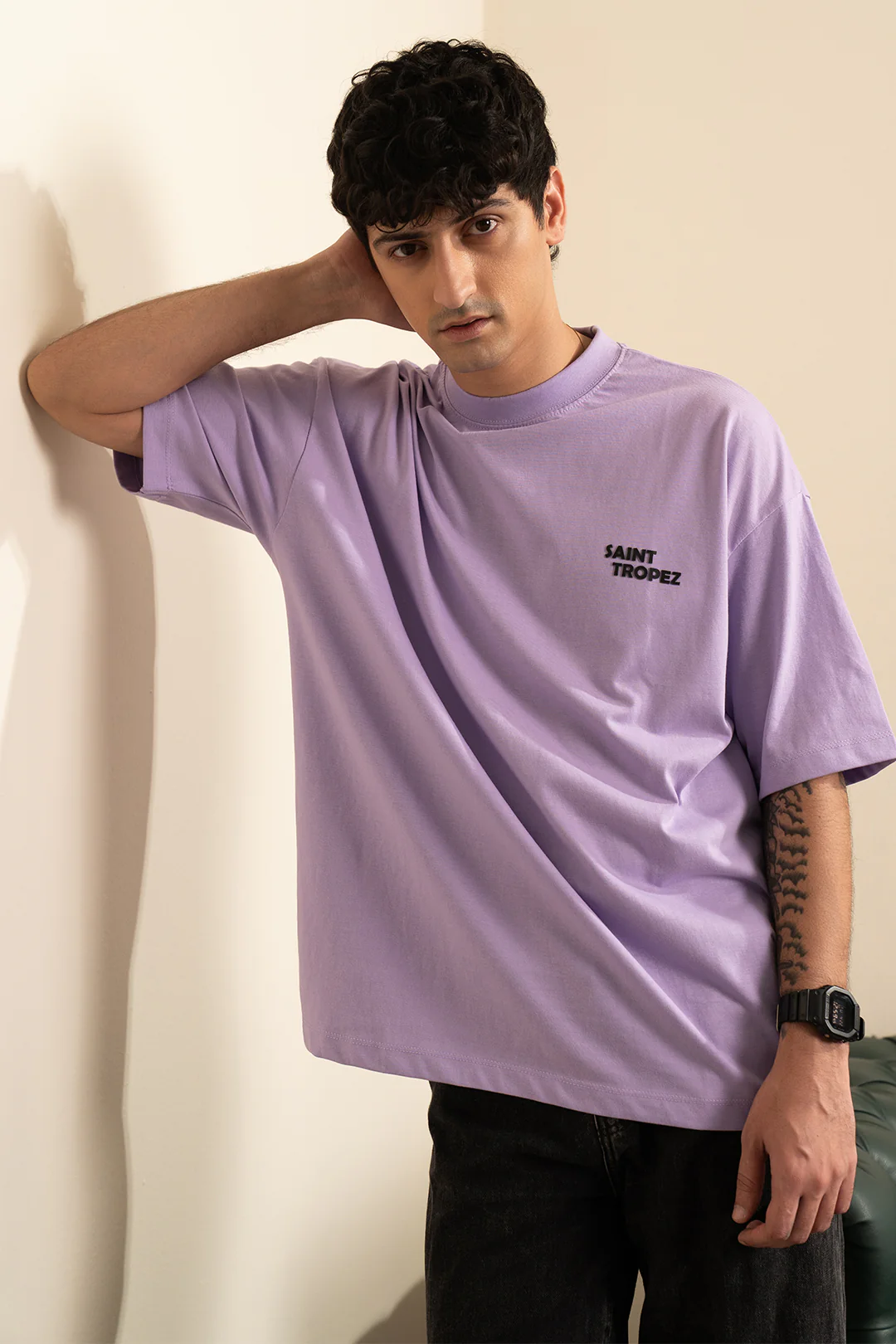 Oversized Graphic T-Shirt - D045 - Image 2