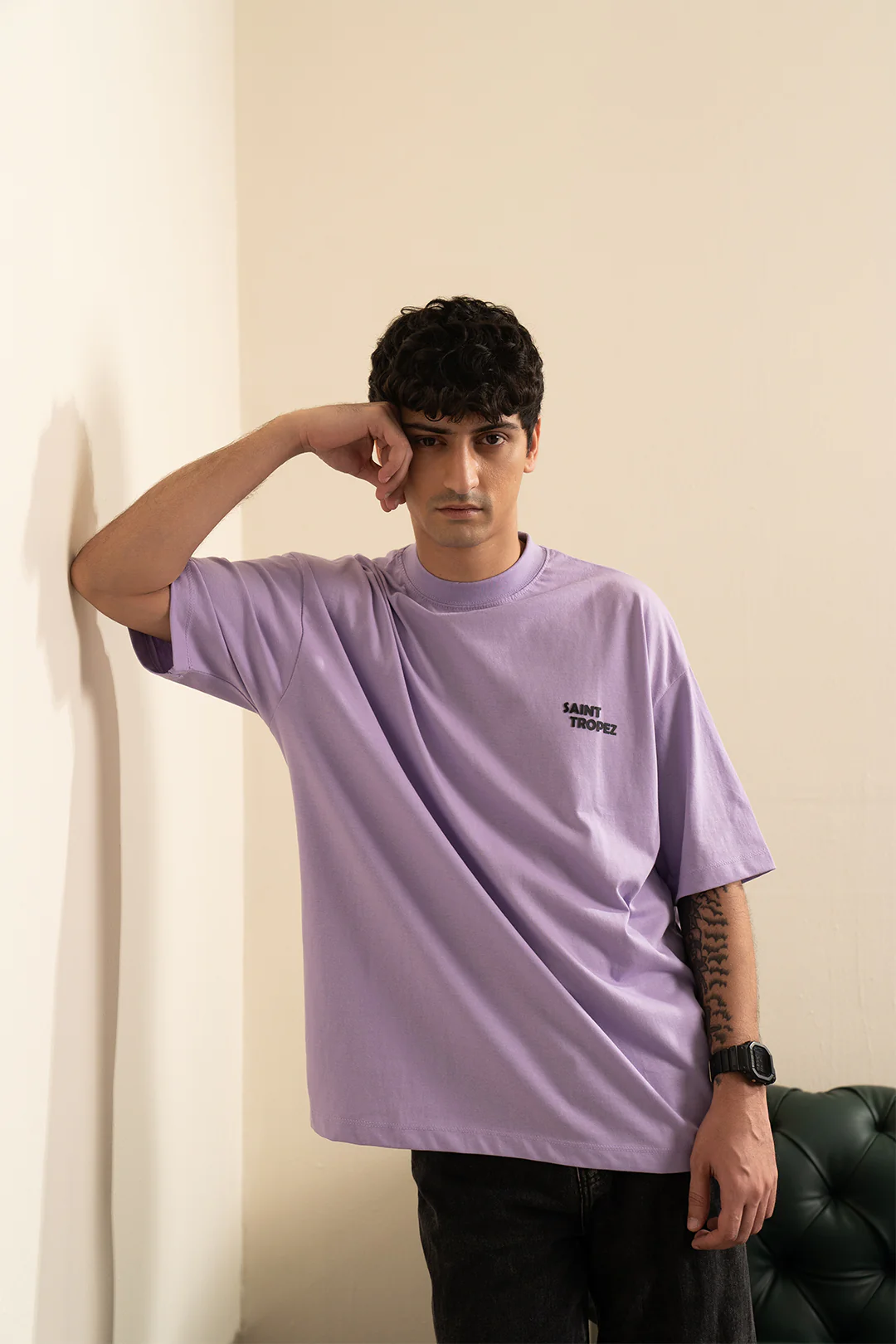 Oversized Graphic T-Shirt - D045 - Image 6