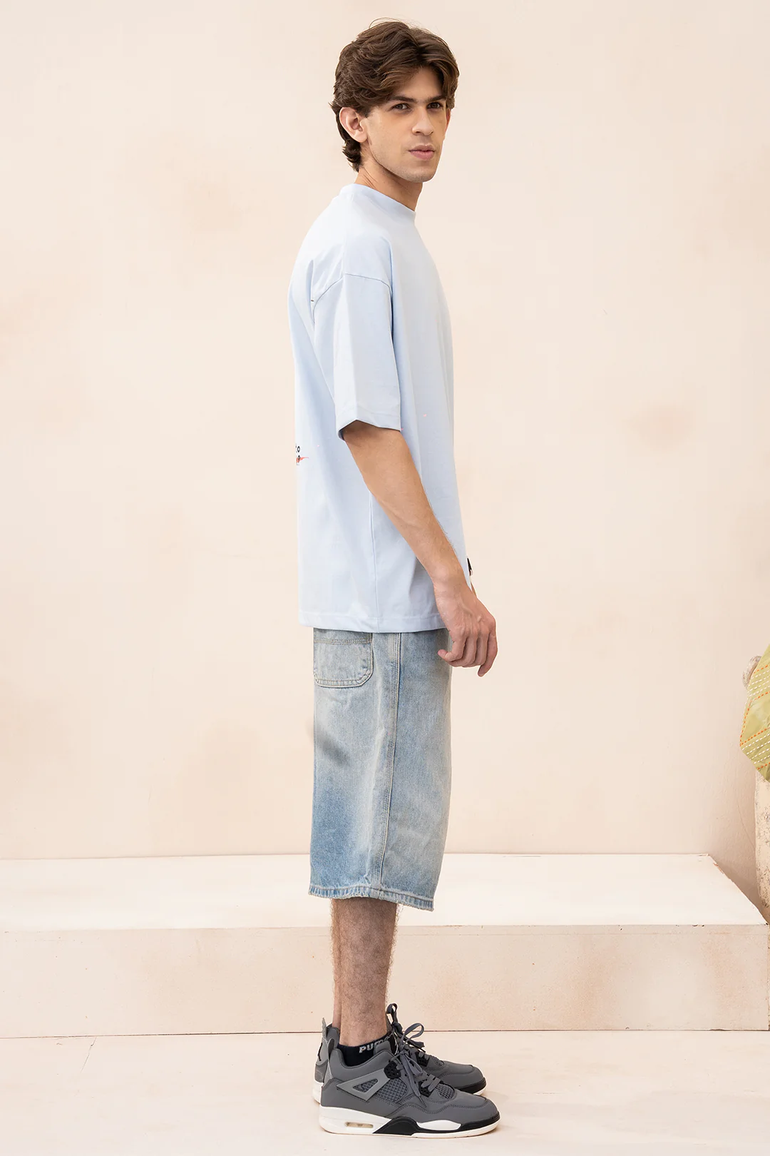 Oversized Graphic T-Shirt - D048 - Image 8