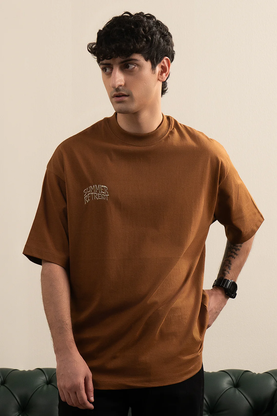 Oversized Graphic T-Shirt - D050