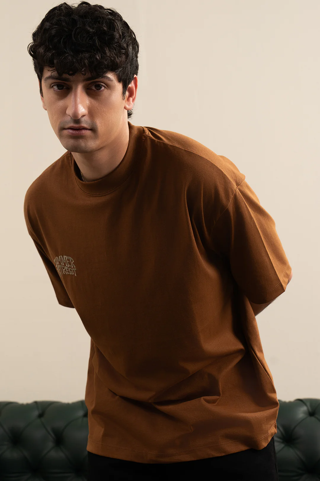 Oversized Graphic T-Shirt - D050 - Image 3