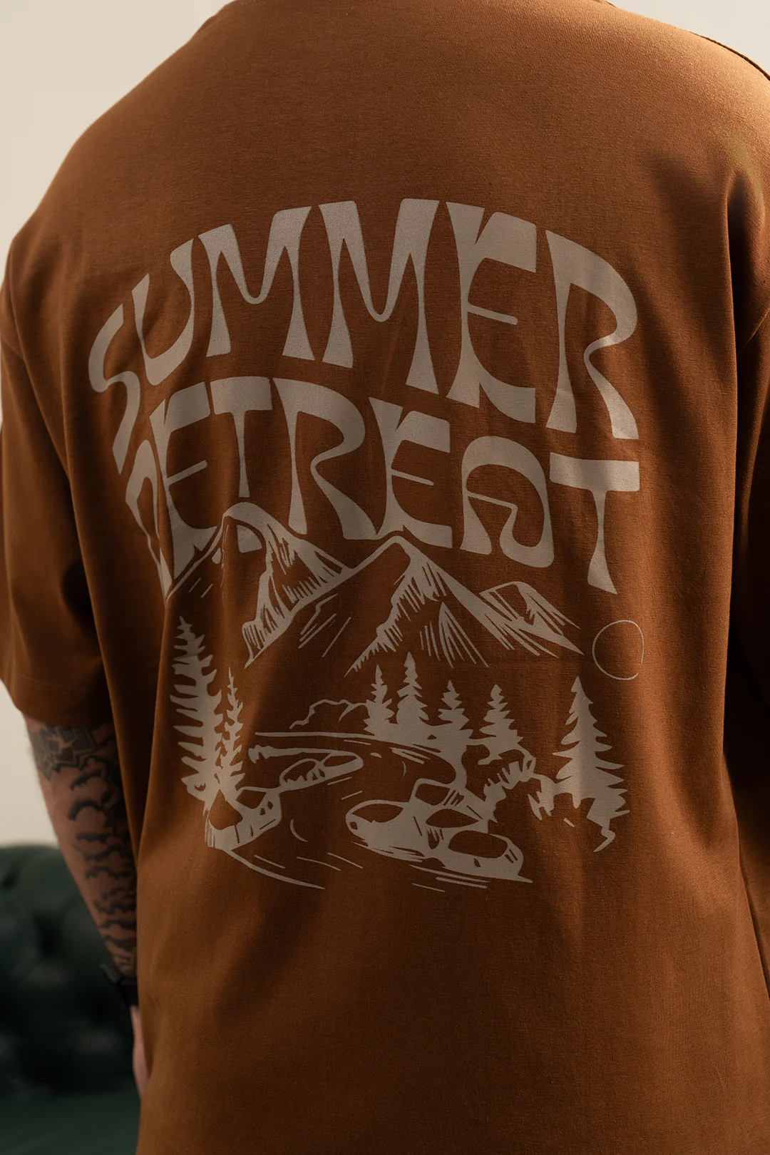 Oversized Graphic T-Shirt - D050 - Image 4
