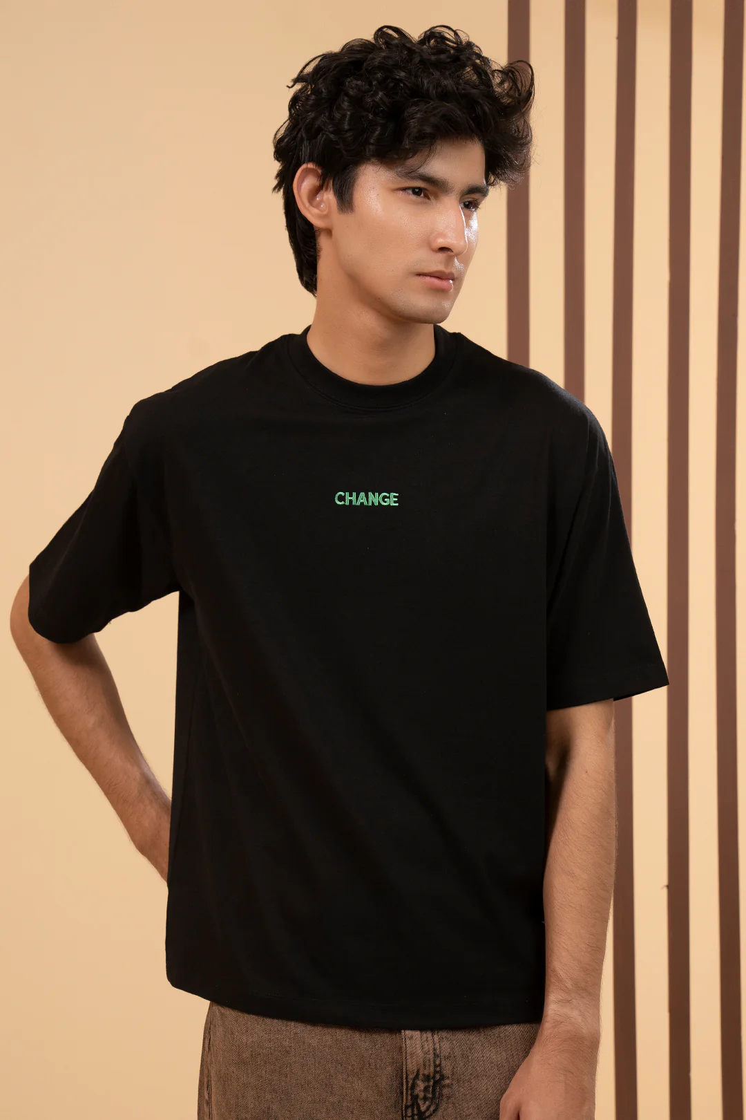 Oversized Graphic T-Shirt - D053 - Image 7