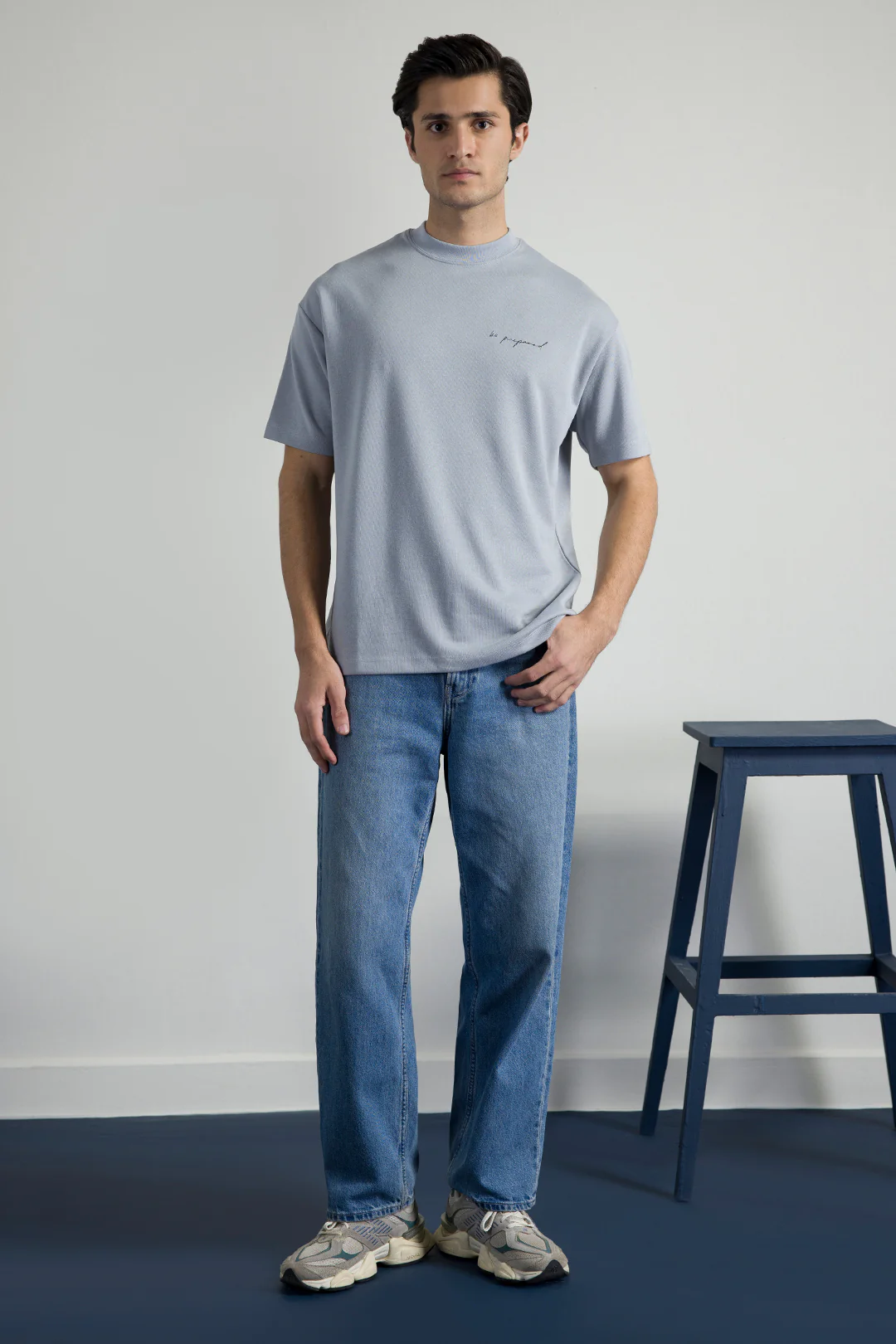 Oversized Graphic T-Shirt - D063 - Image 3