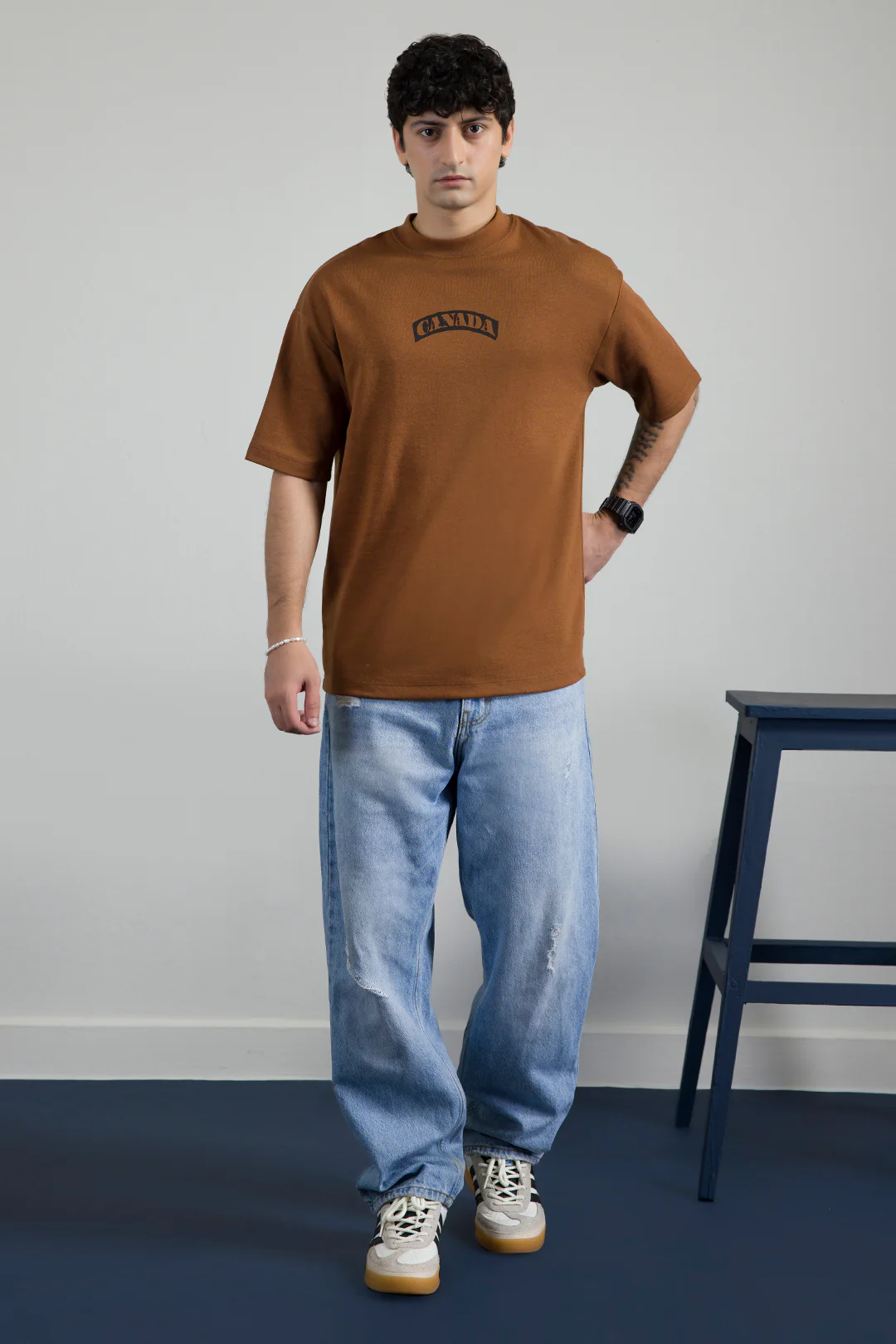 Oversized Graphic T-Shirt - D069 - Image 9