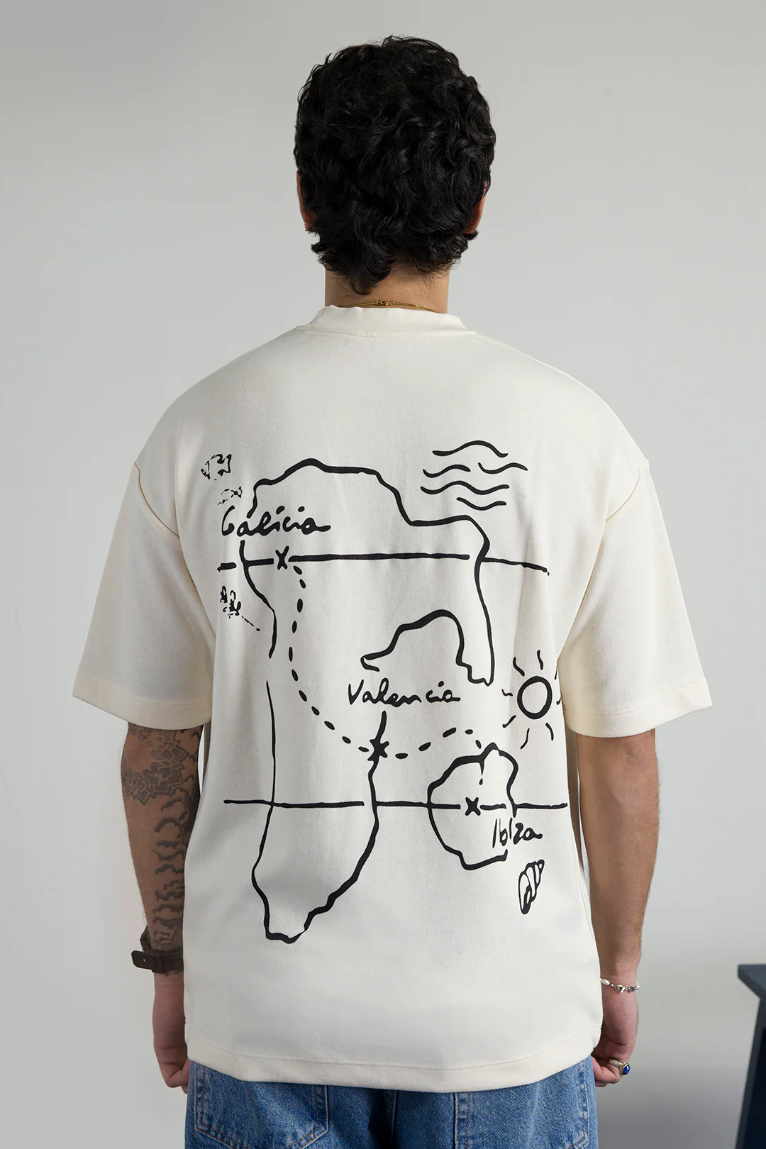 Oversized Graphic T-Shirt - D071
