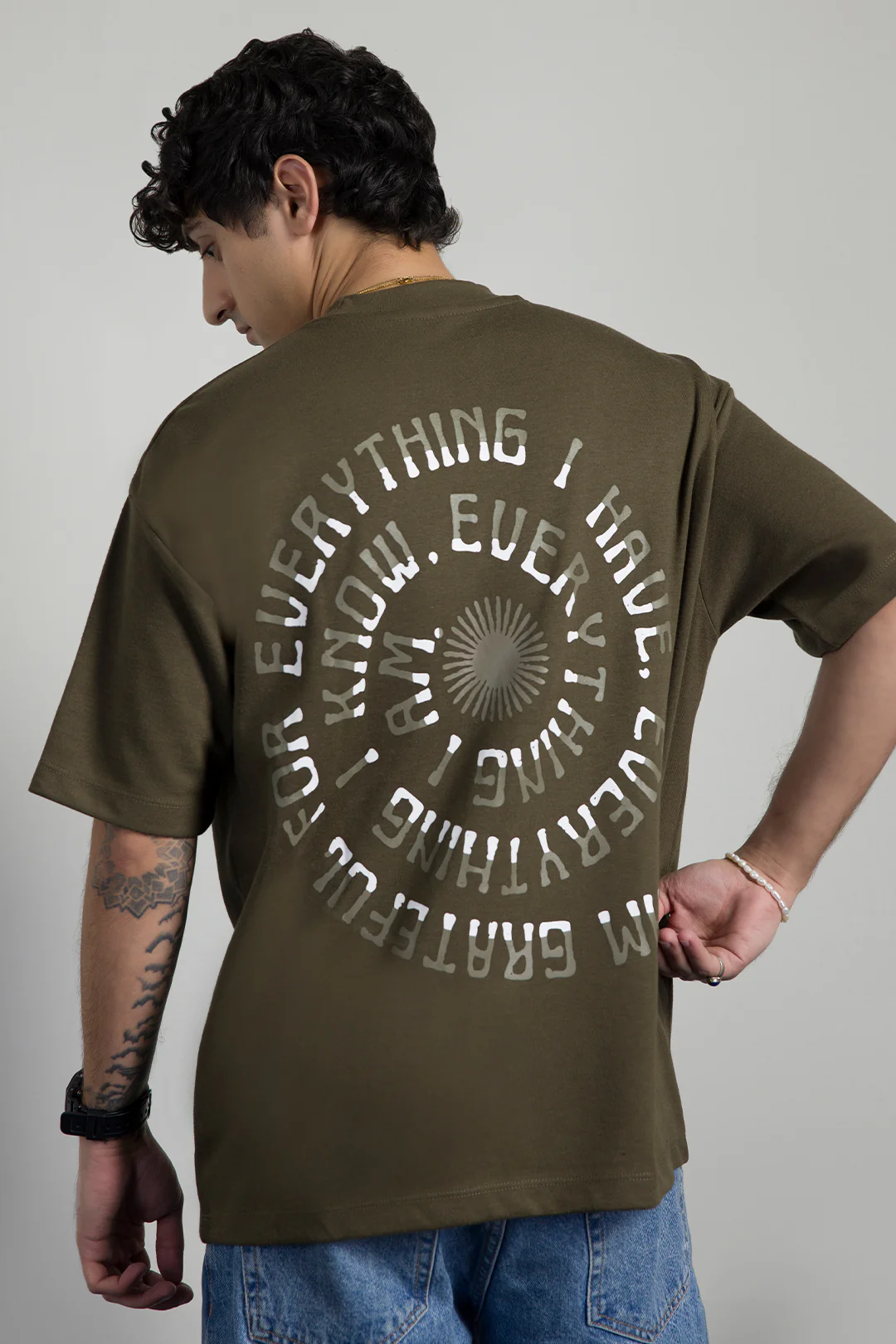 Oversized Graphic T-Shirt - D072 - Image 6