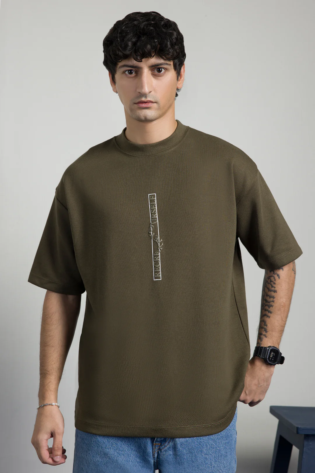 Oversized Graphic T-Shirt - D072 - Image 8
