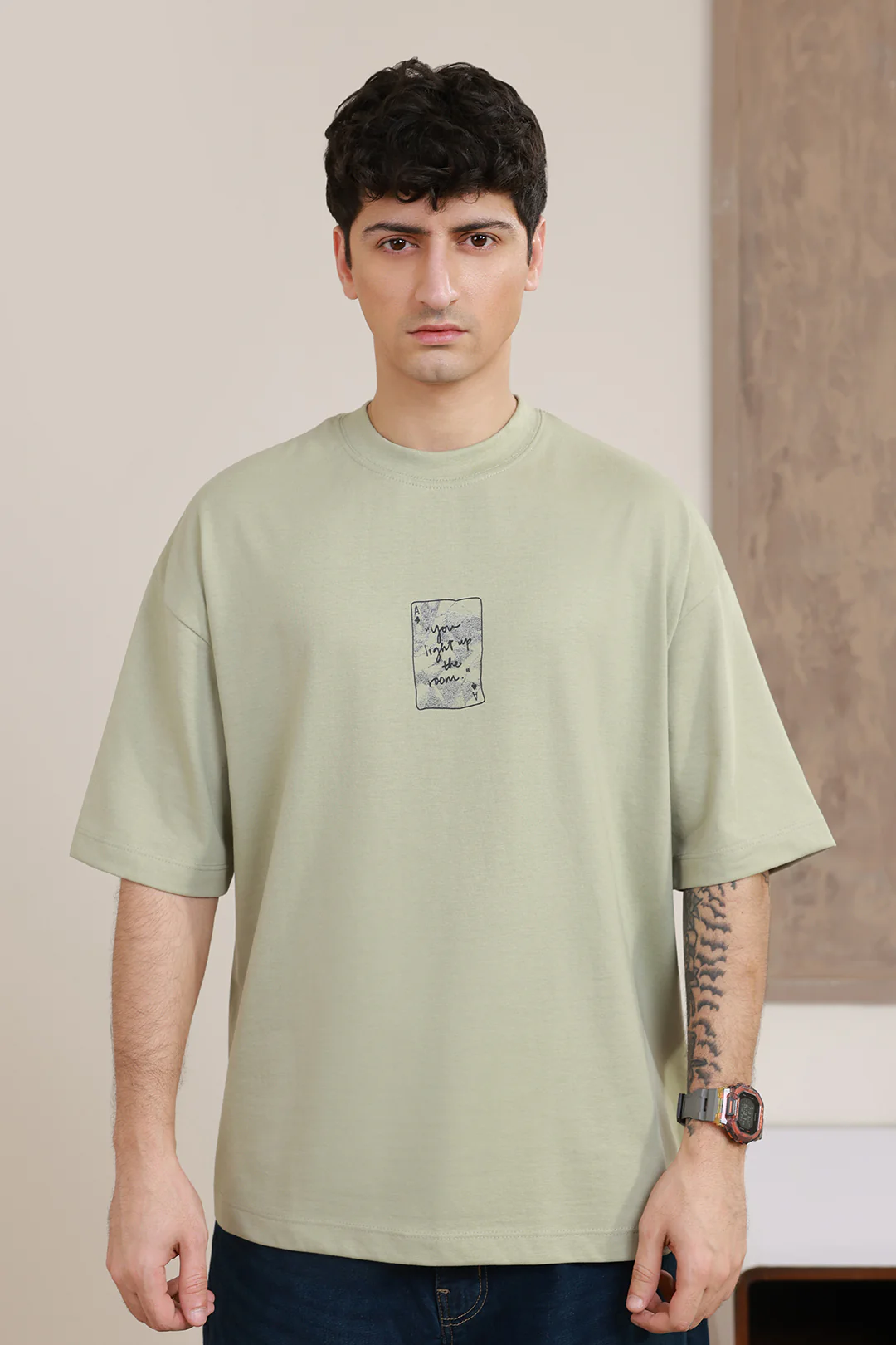 Oversized Graphic T-Shirt - D103