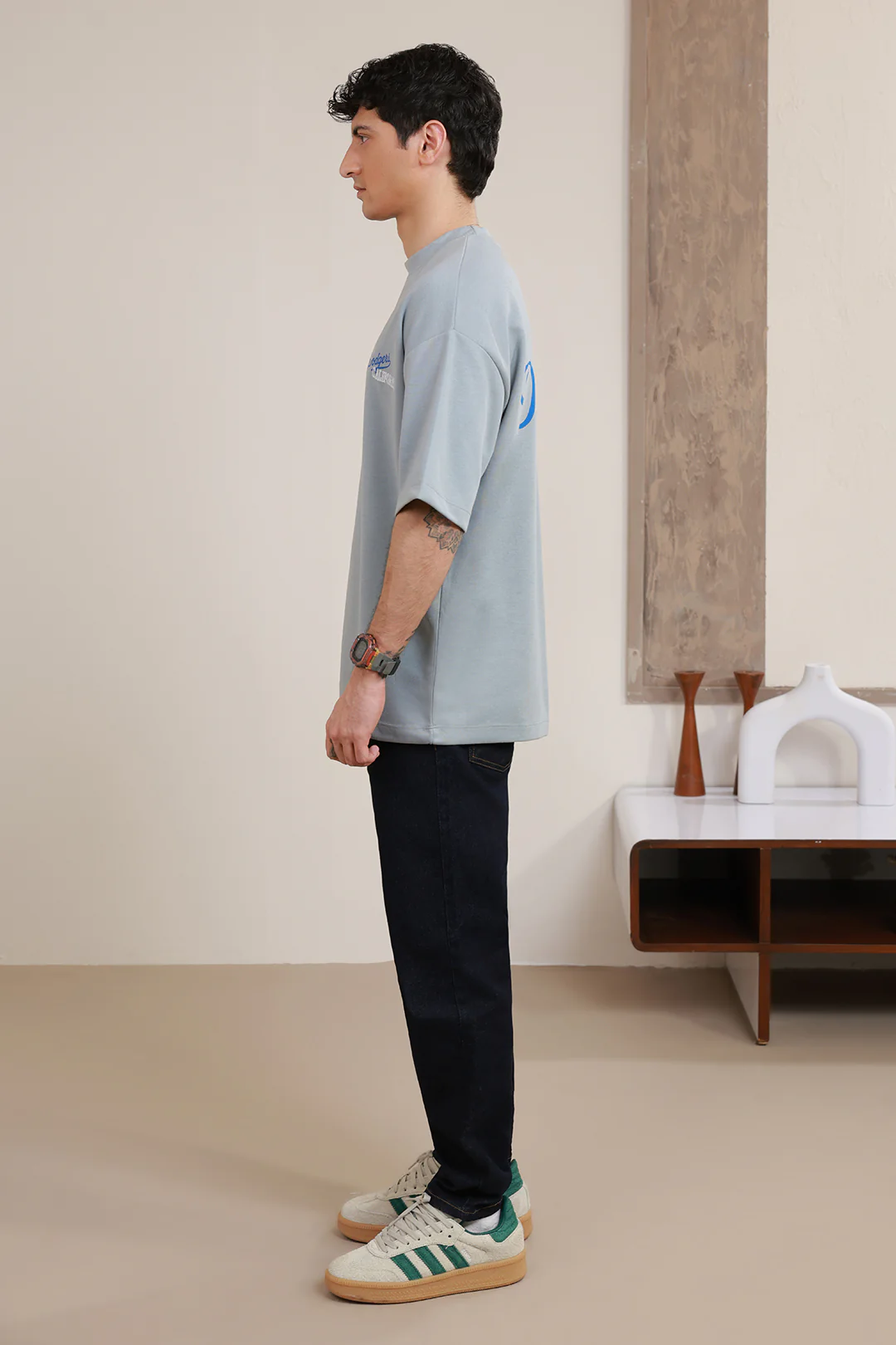 Oversized Graphic T-Shirt - D120 - Image 6