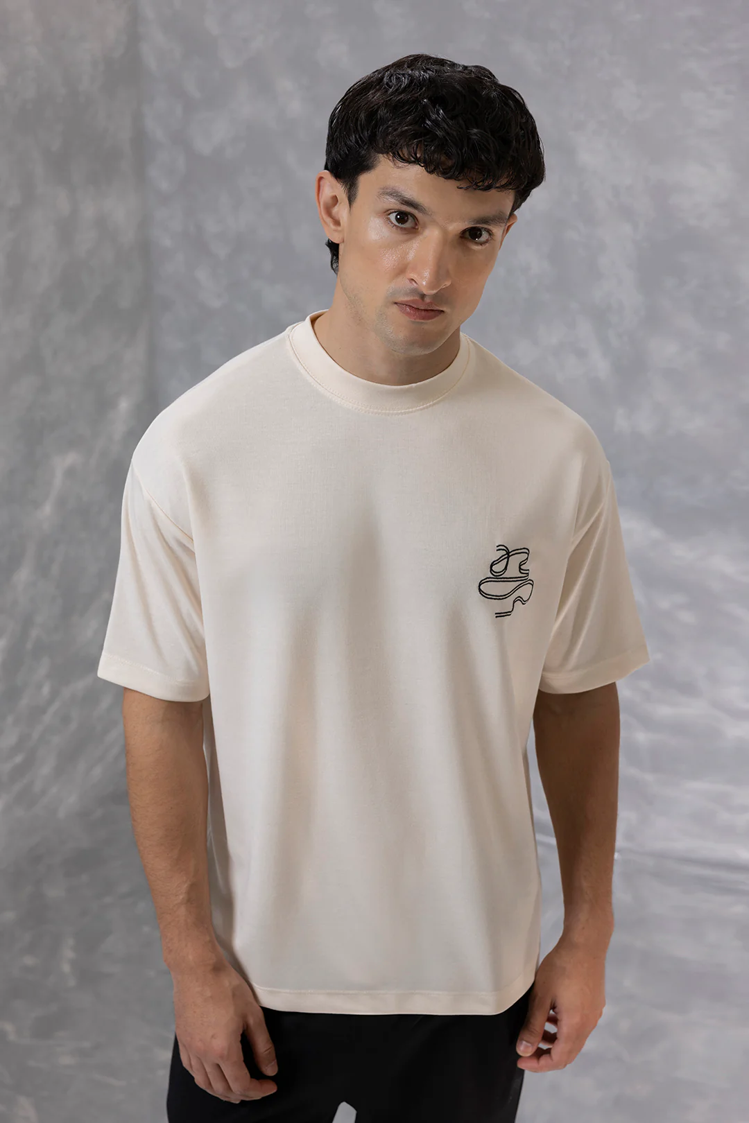 Oversized Graphic T-Shirt - D131