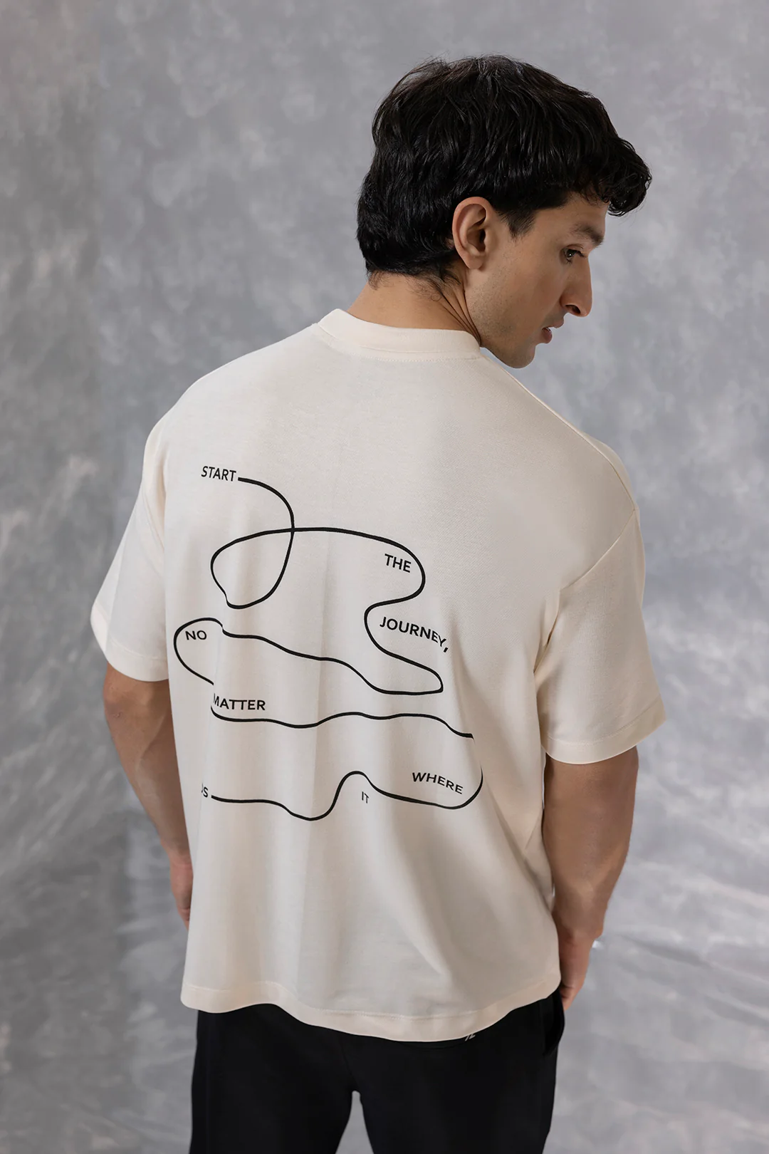 Oversized Graphic T-Shirt - D131 - Image 7