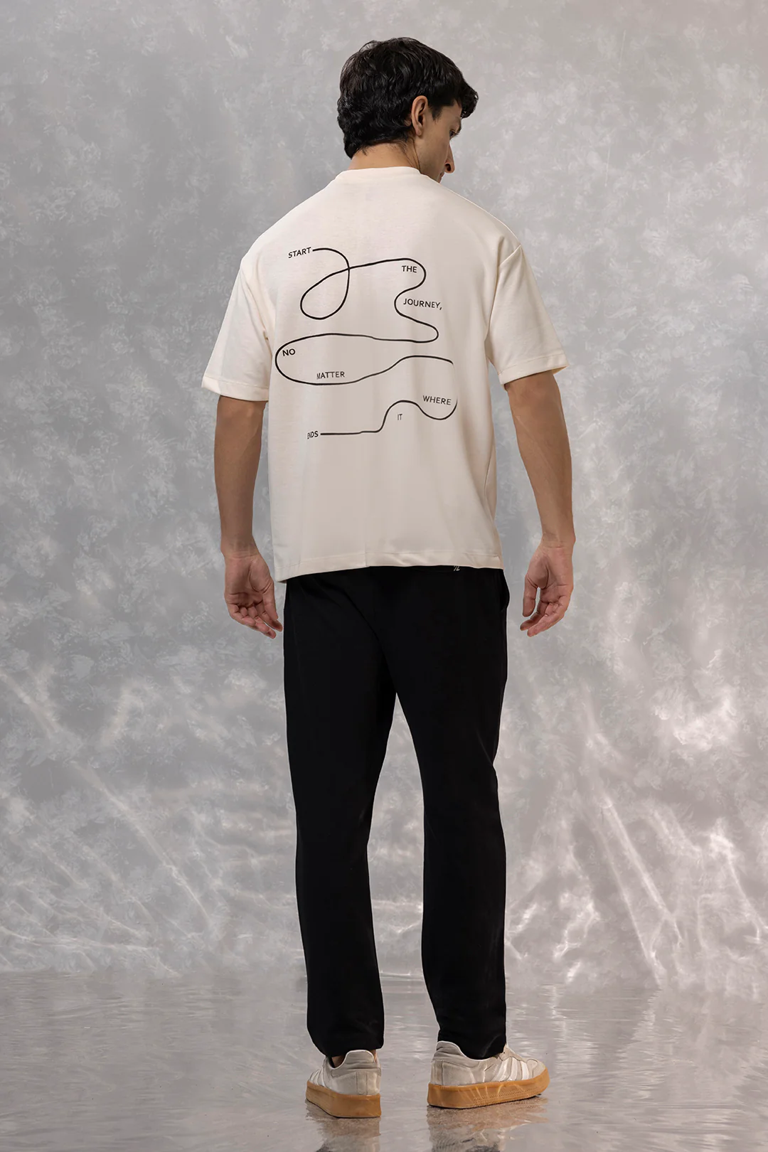 Oversized Graphic T-Shirt - D131 - Image 8