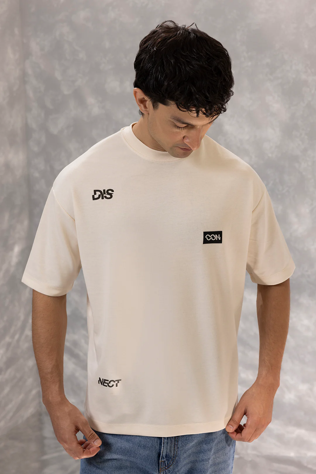 Oversized Graphic T-Shirt - D132 - Image 12