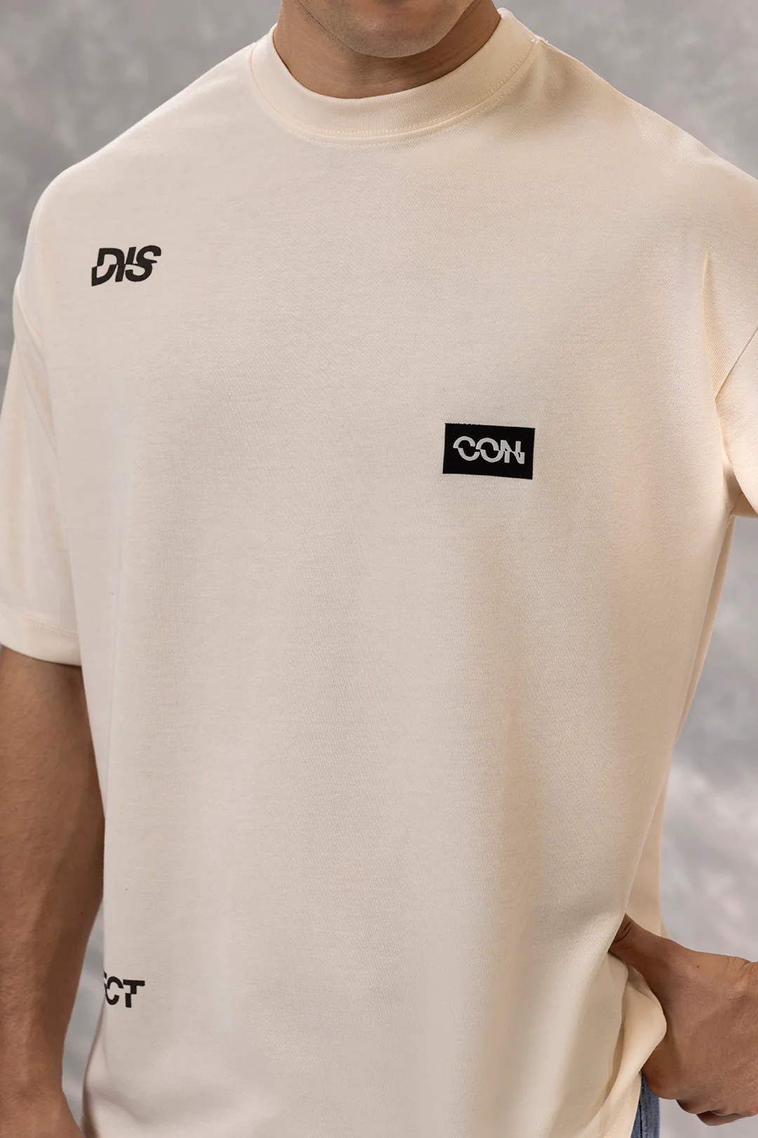 Oversized Graphic T-Shirt - D132 - Image 4