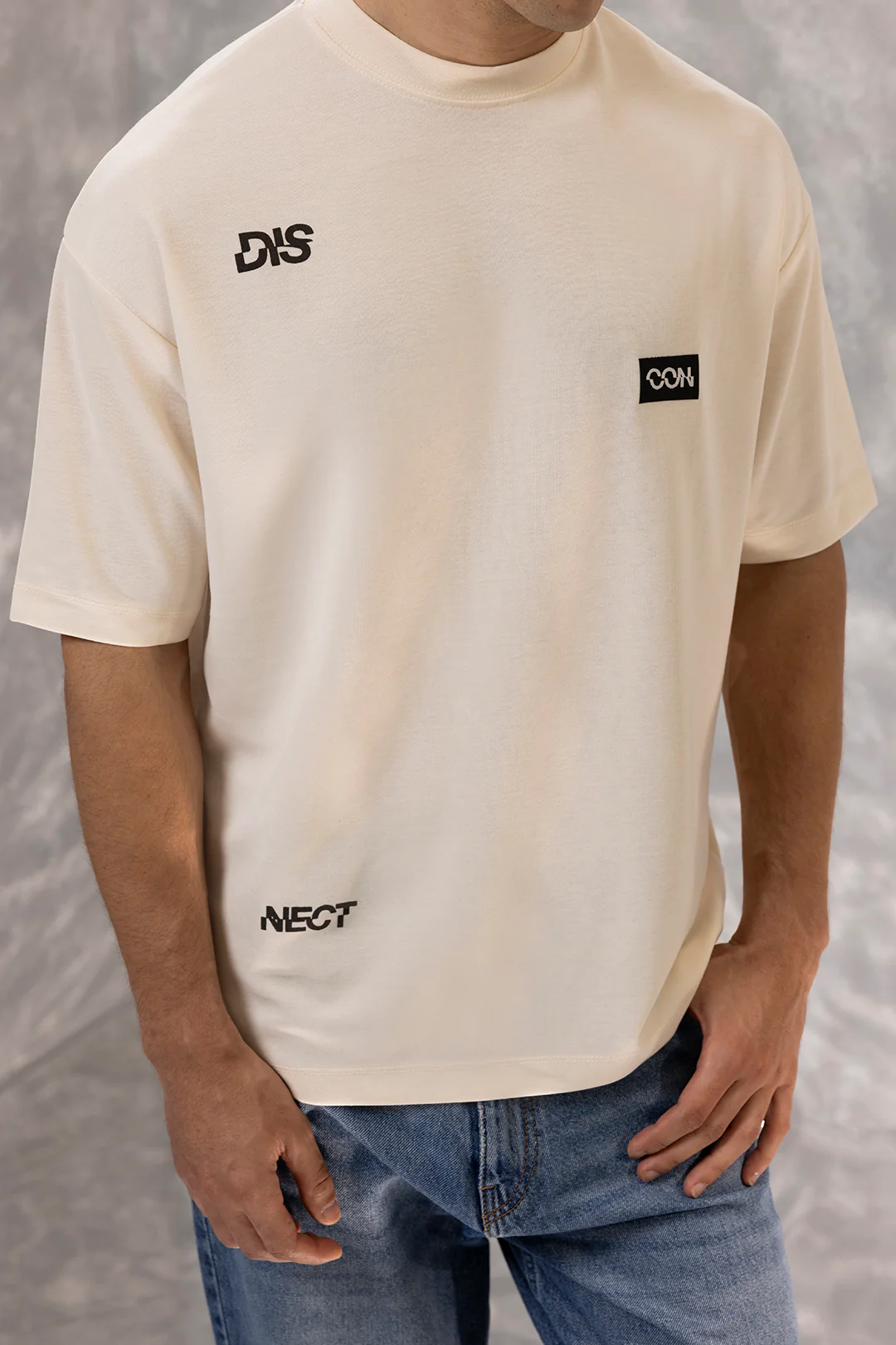 Oversized Graphic T-Shirt - D132 - Image 6