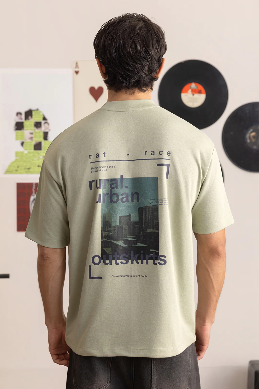 Oversized Graphic T-Shirt - D145