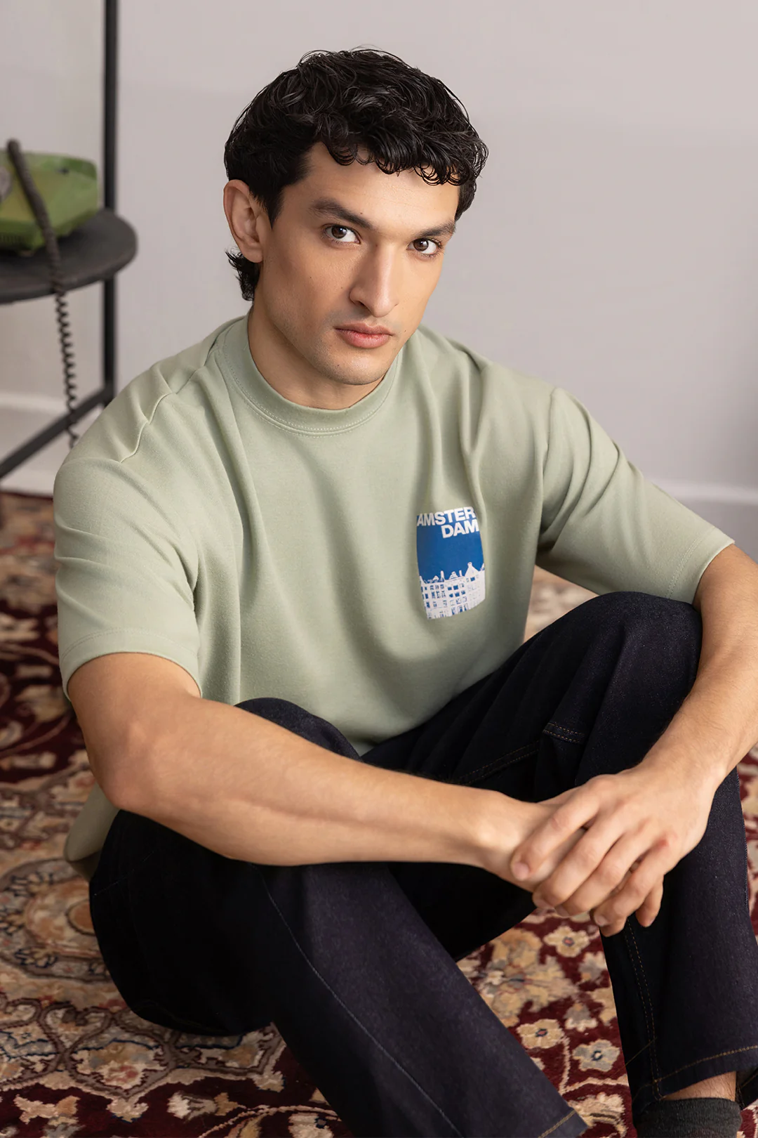 Oversized Graphic T-Shirt - D146 - Image 5