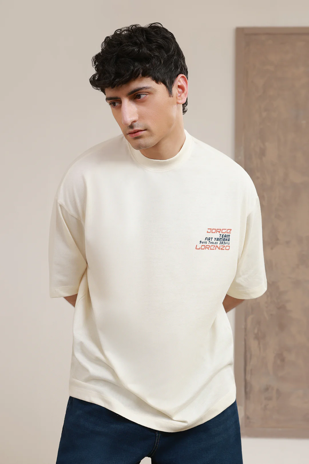 Oversized Graphic T-Shirt - D147 - Image 6