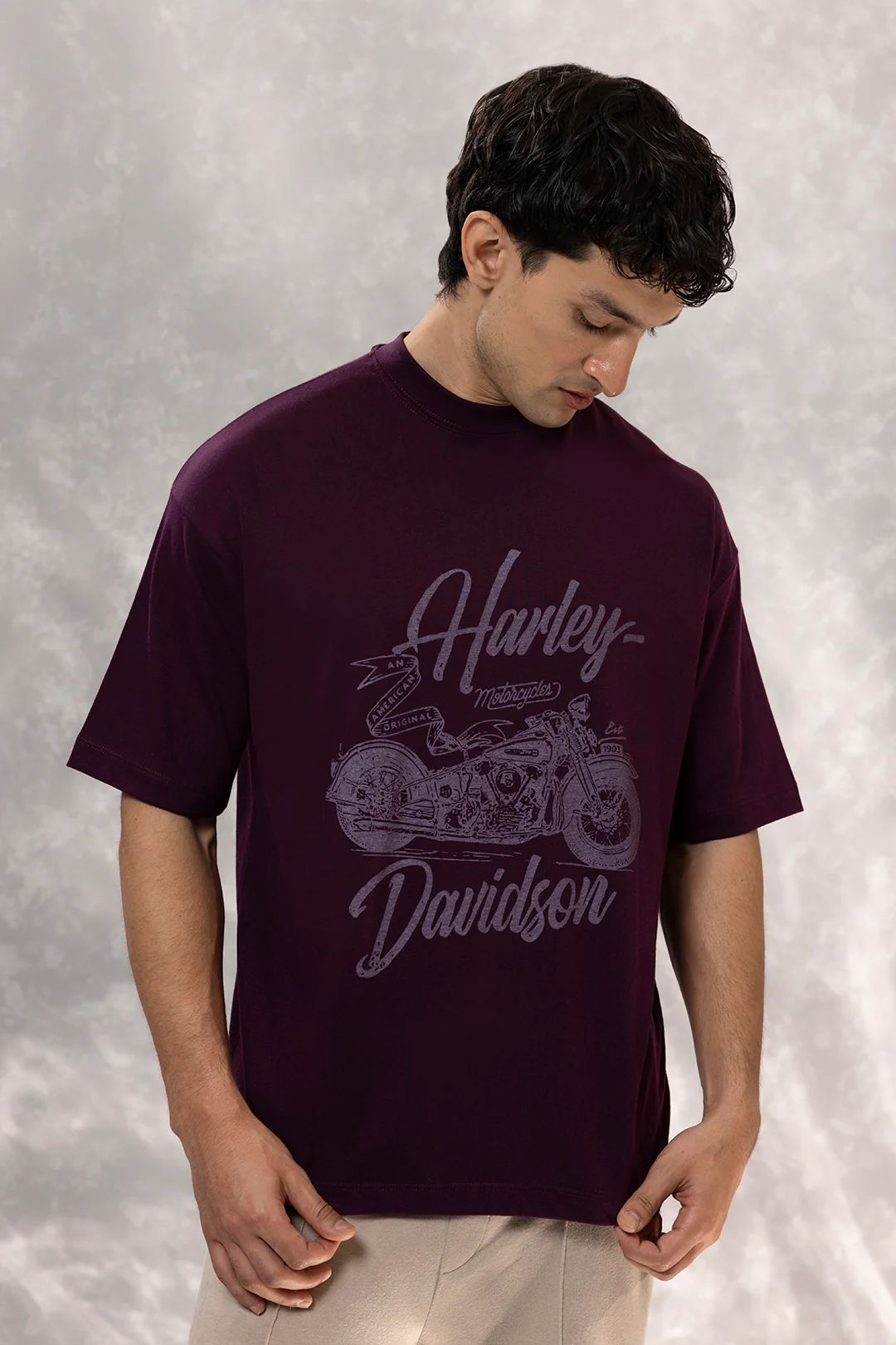 Oversized Graphic T-Shirt - D151 - Image 7