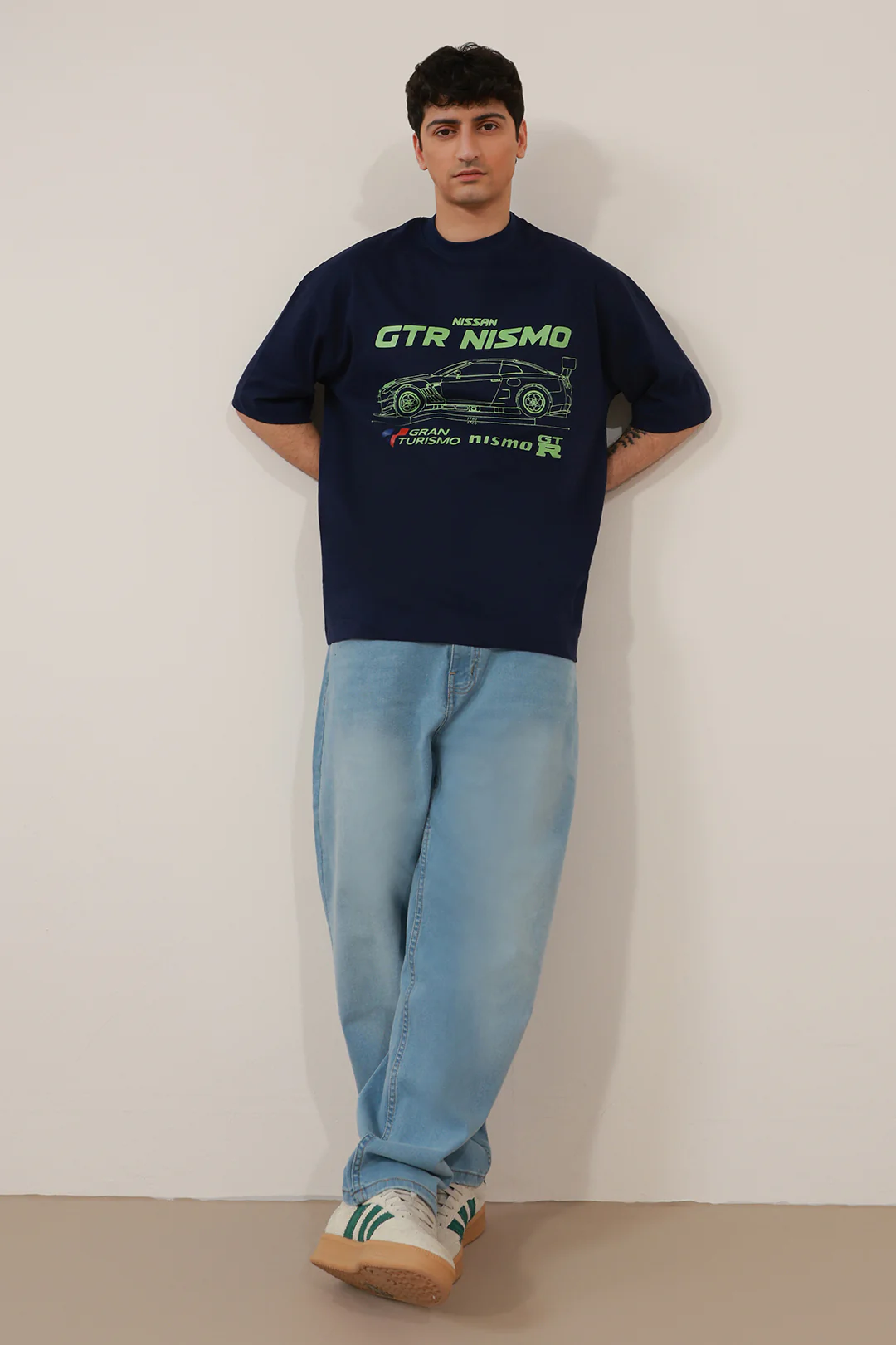Oversized Graphic T-Shirt - D156 - Image 3