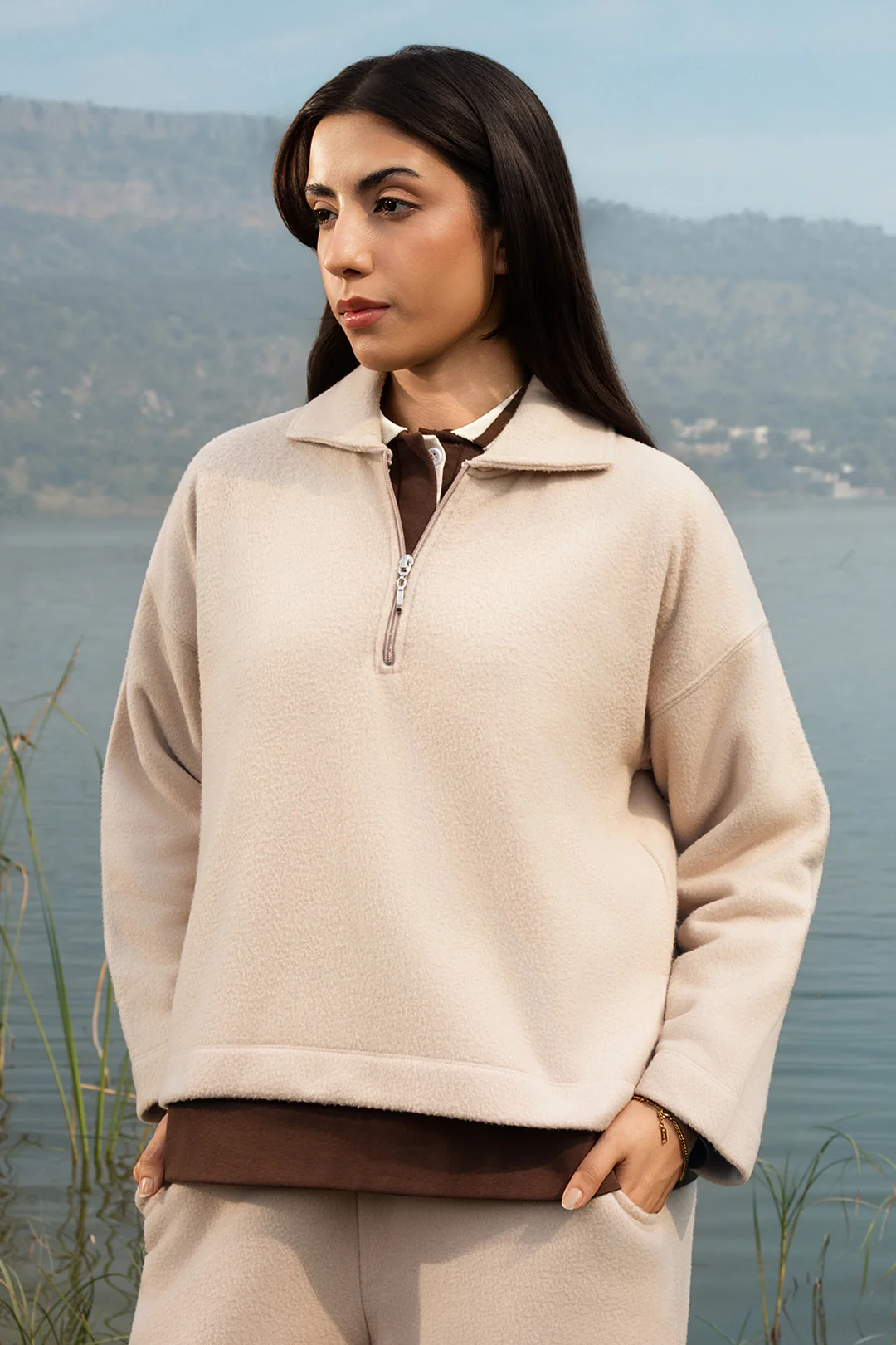 Polar Fleece Co-Ord Set Shirt - 5004 - Image 8
