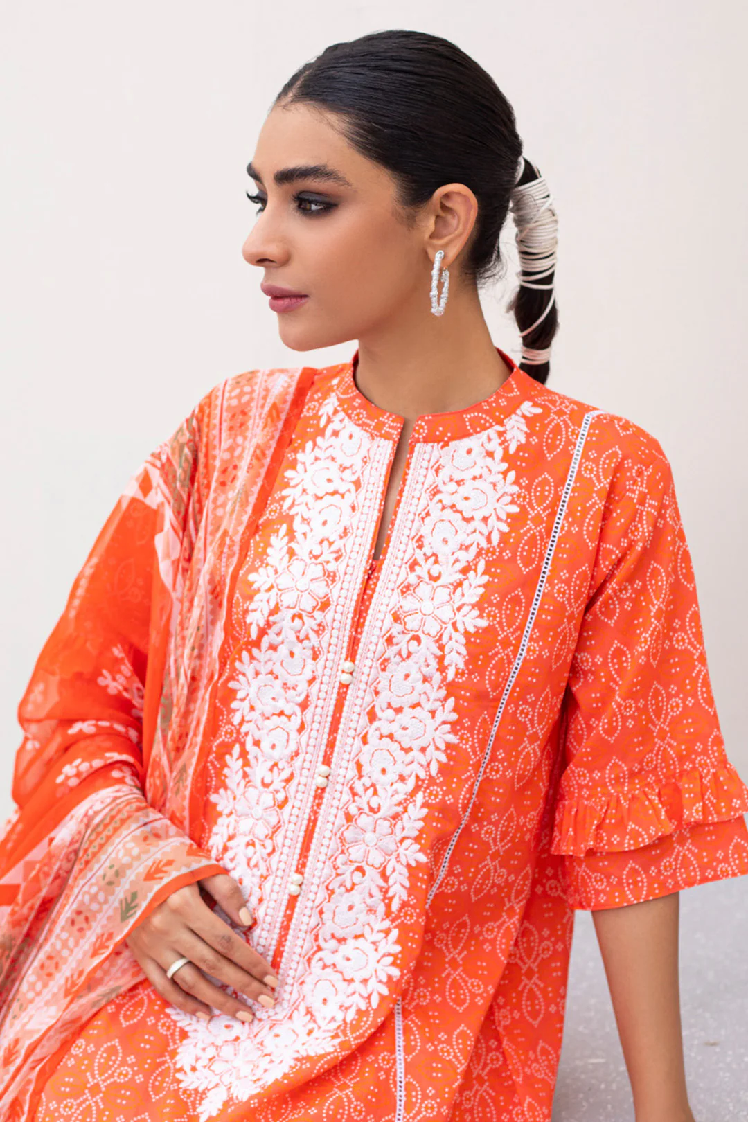 Embroidered Shirt Dupatta - 0317