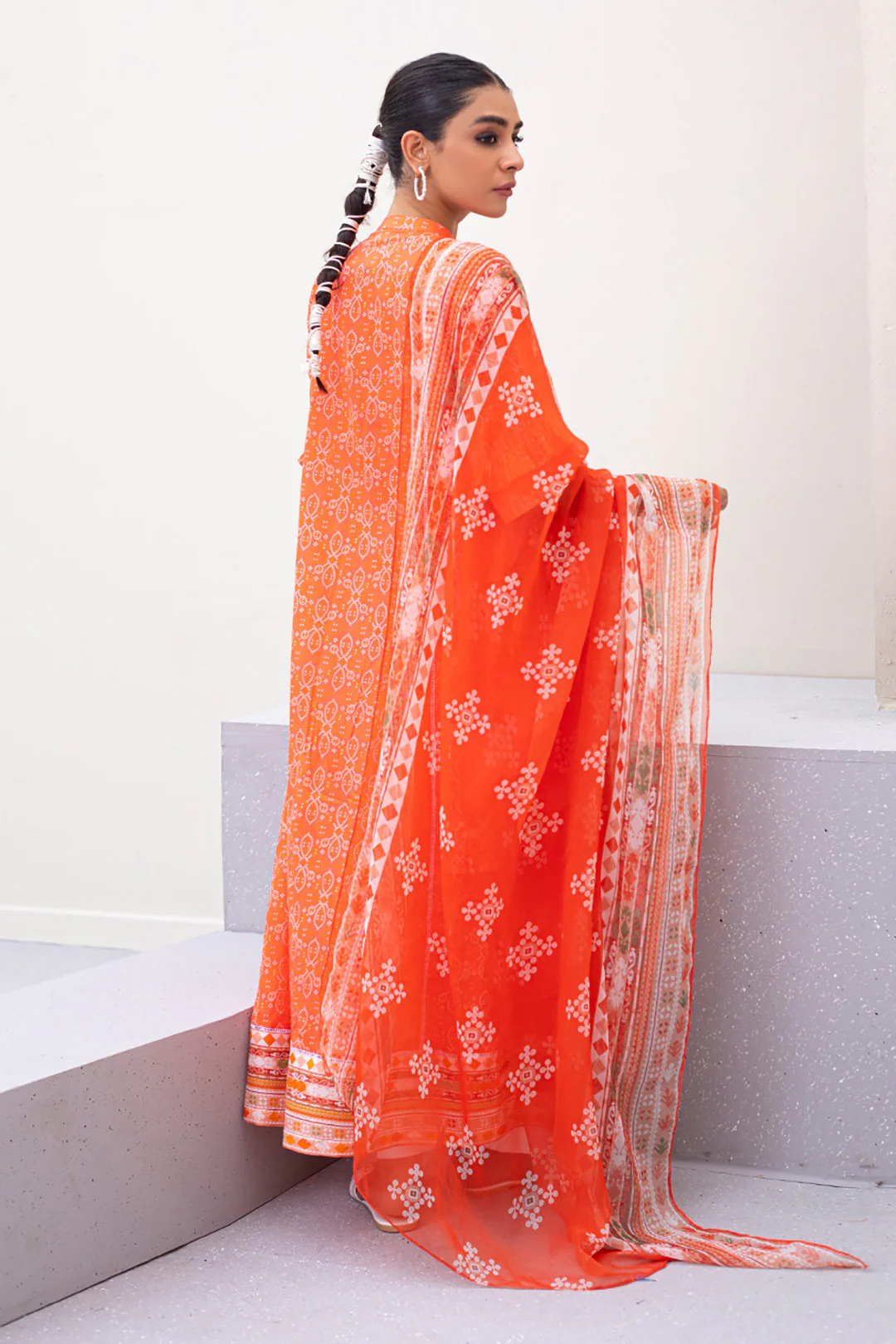 Embroidered Shirt Dupatta - 0317 - Image 5