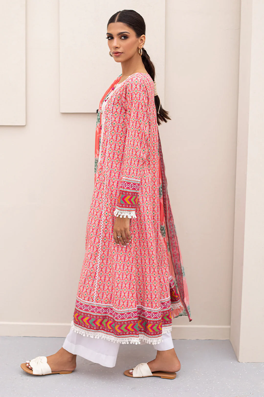 Embroidered Shirt Dupatta - 0393 - Image 3