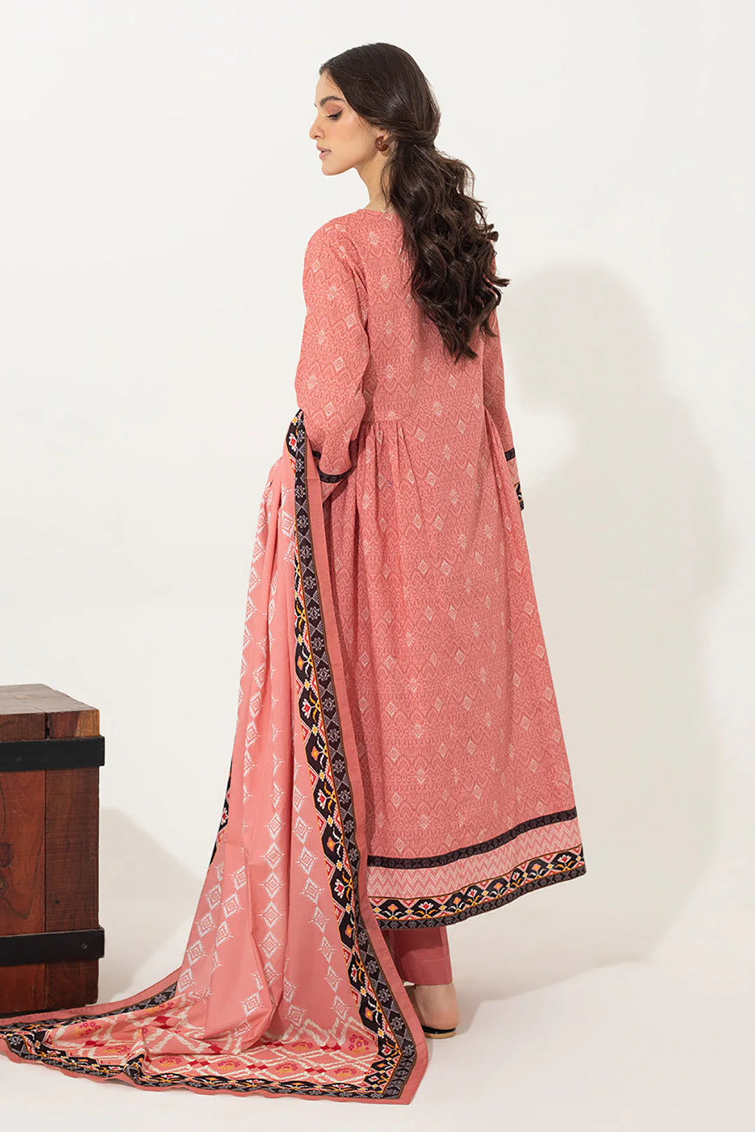 Embroidered Shirt Dupatta - 0610 - Image 5